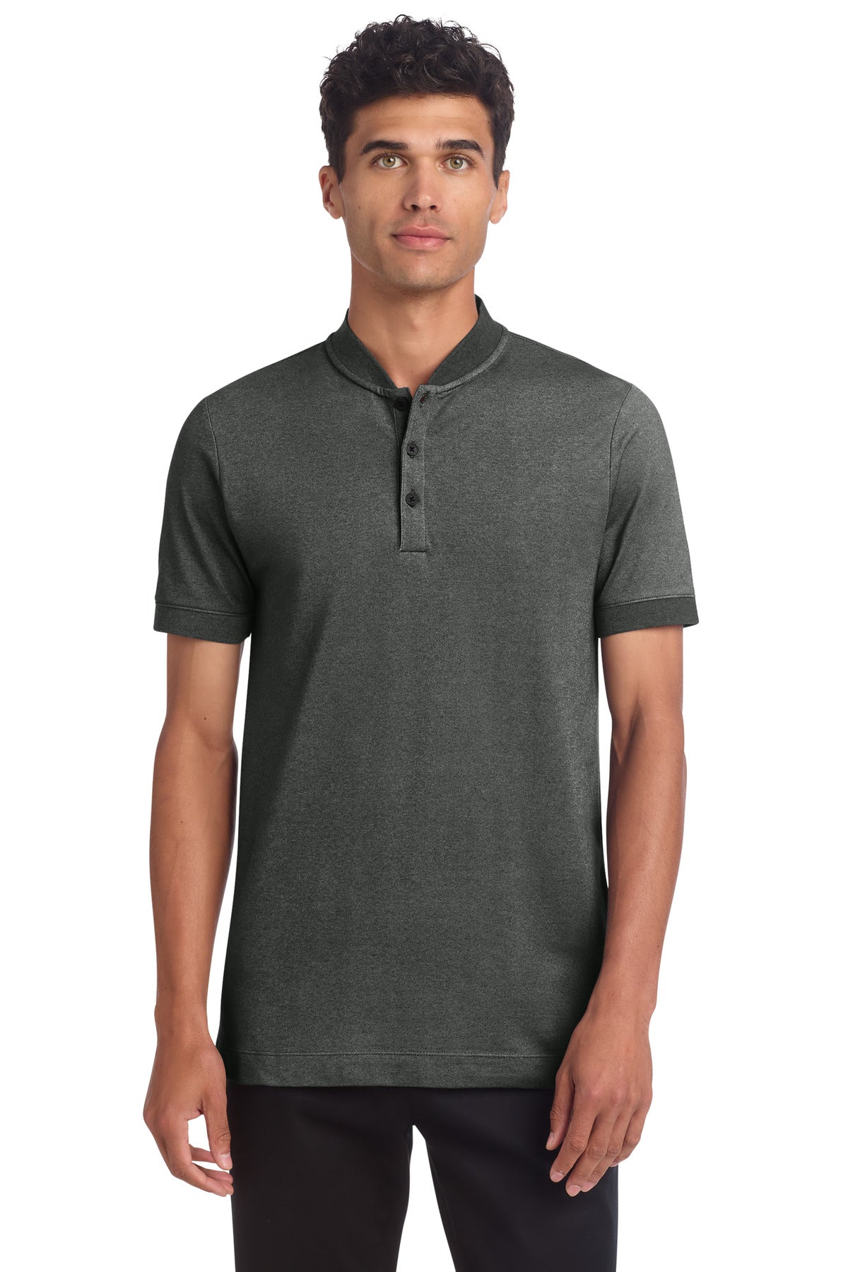 Mercer+MettleÂ® Stretch Pique Henley MM1008