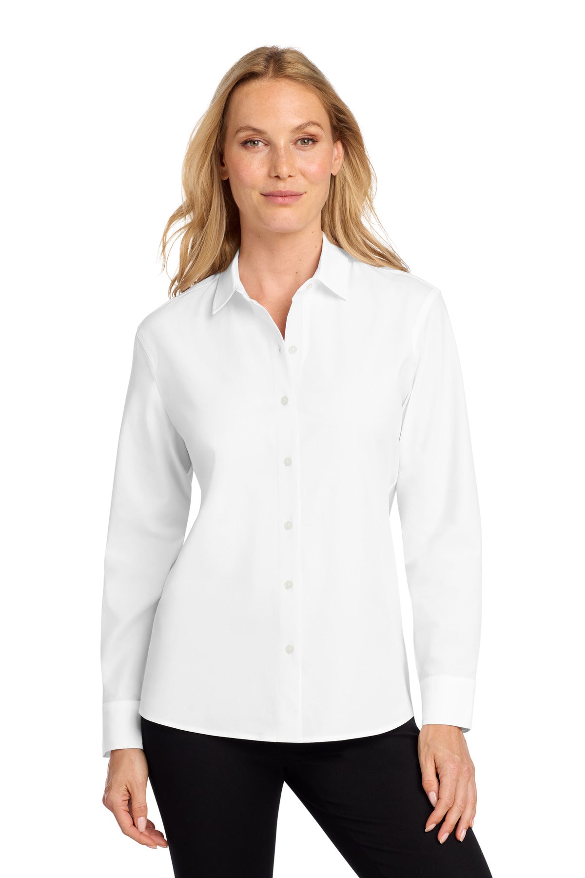 Mercer+MettleÂ® Women's Long Sleeve Stretch Woven Shirt MM2001