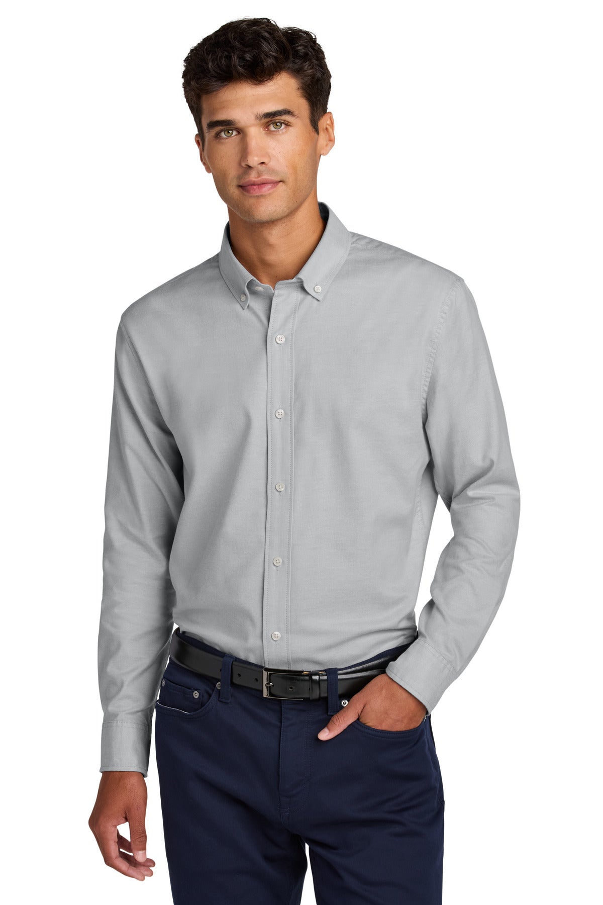 Mercer+MettleÂ® Long Sleeve Modern Oxford Shirt MM2002