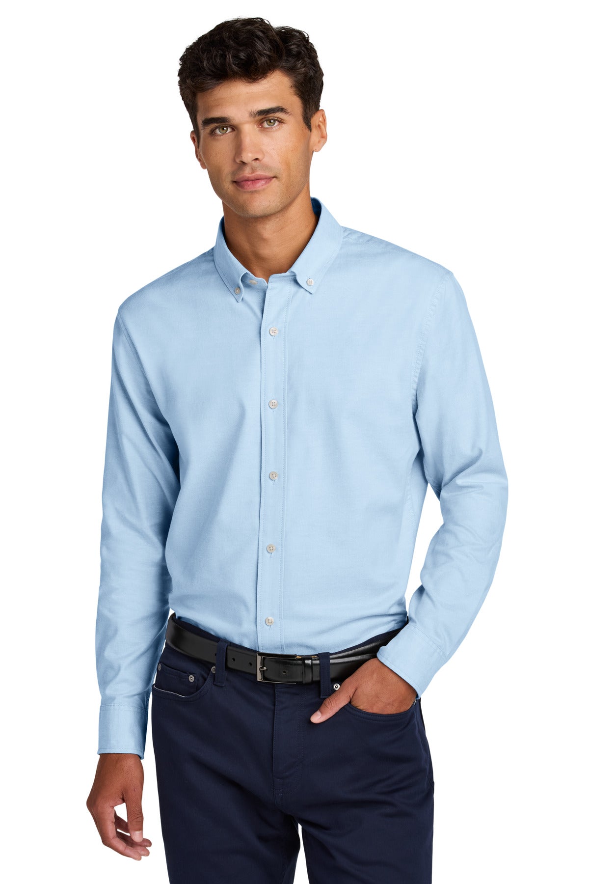Mercer+MettleÂ® Long Sleeve Modern Oxford Shirt MM2002