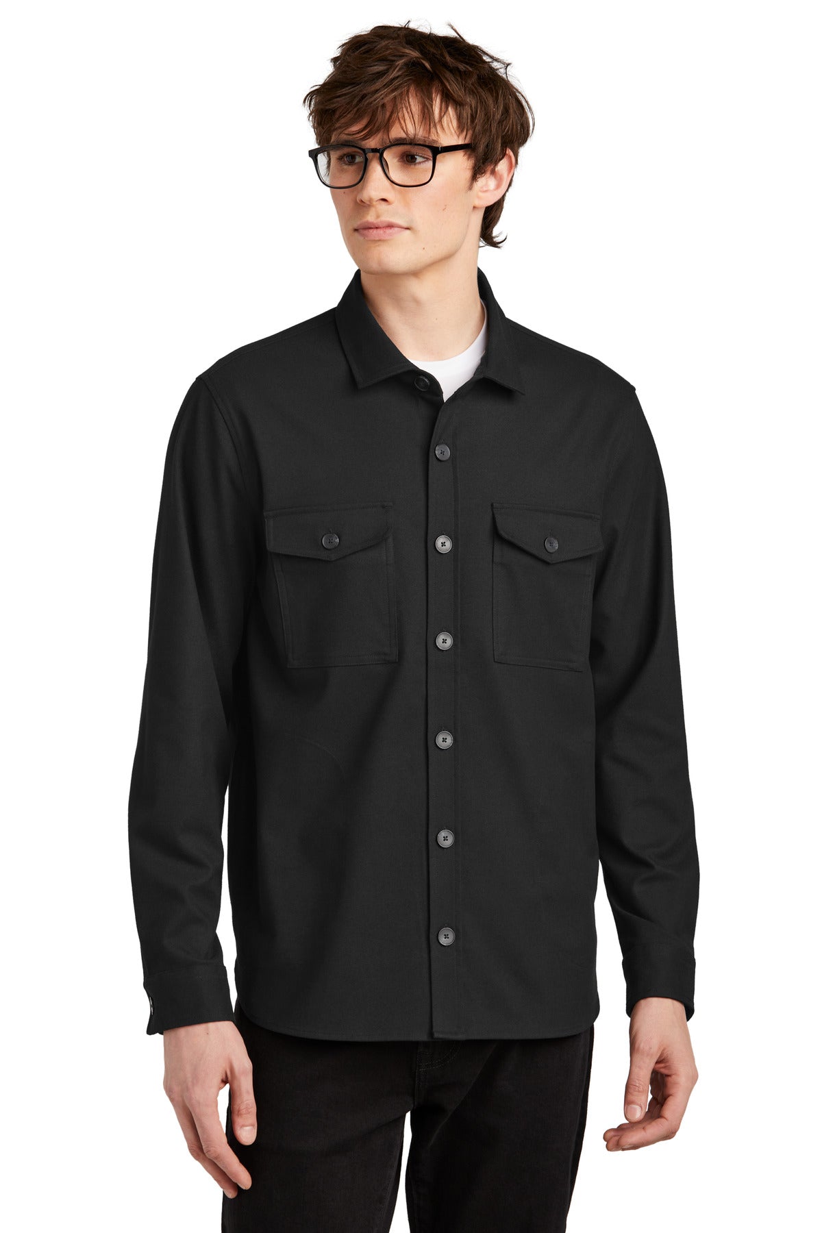 Mercer+MettleÂ® Long Sleeve Twill Overshirt MM2020