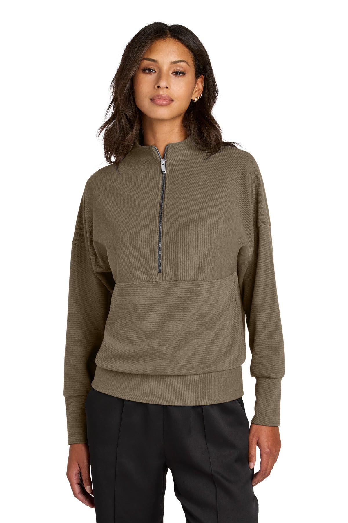 Mercer+MettleÂ® Women's Linear Texture 1/4-Zip MM3041