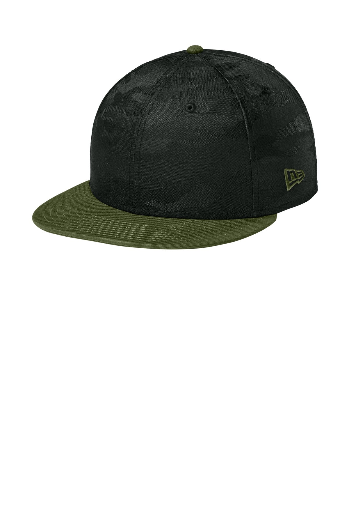 New Era Â® Camo Flat Bill Snapback Cap NE407