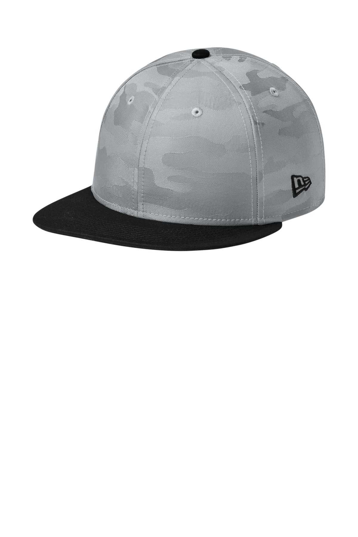 New Era Â® Camo Flat Bill Snapback Cap NE407