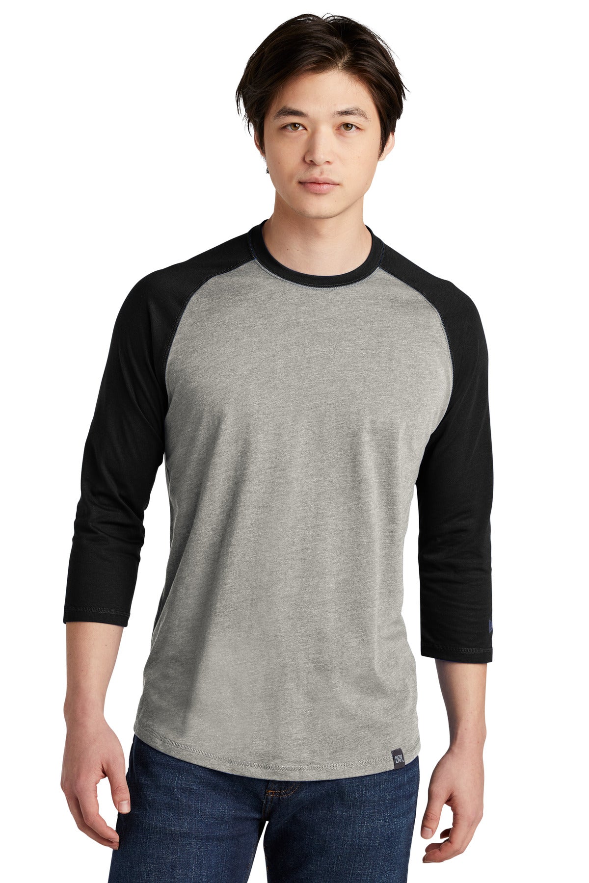 New Era ? Heritage Blend 3/4-Sleeve Baseball Raglan Tee. NEA104