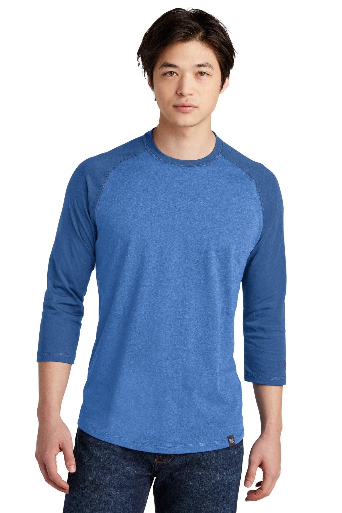 New Era ? Heritage Blend 3/4-Sleeve Baseball Raglan Tee. NEA104