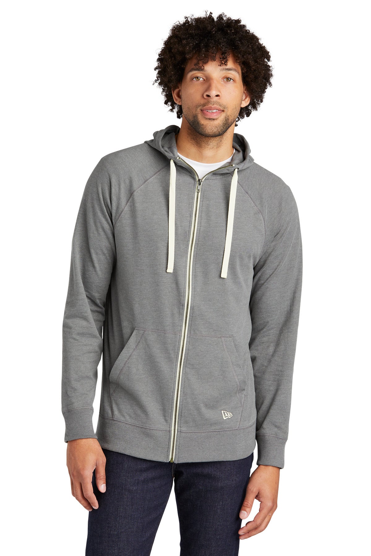 New Era Â® Sueded Cotton Blend Full-Zip Hoodie. NEA122