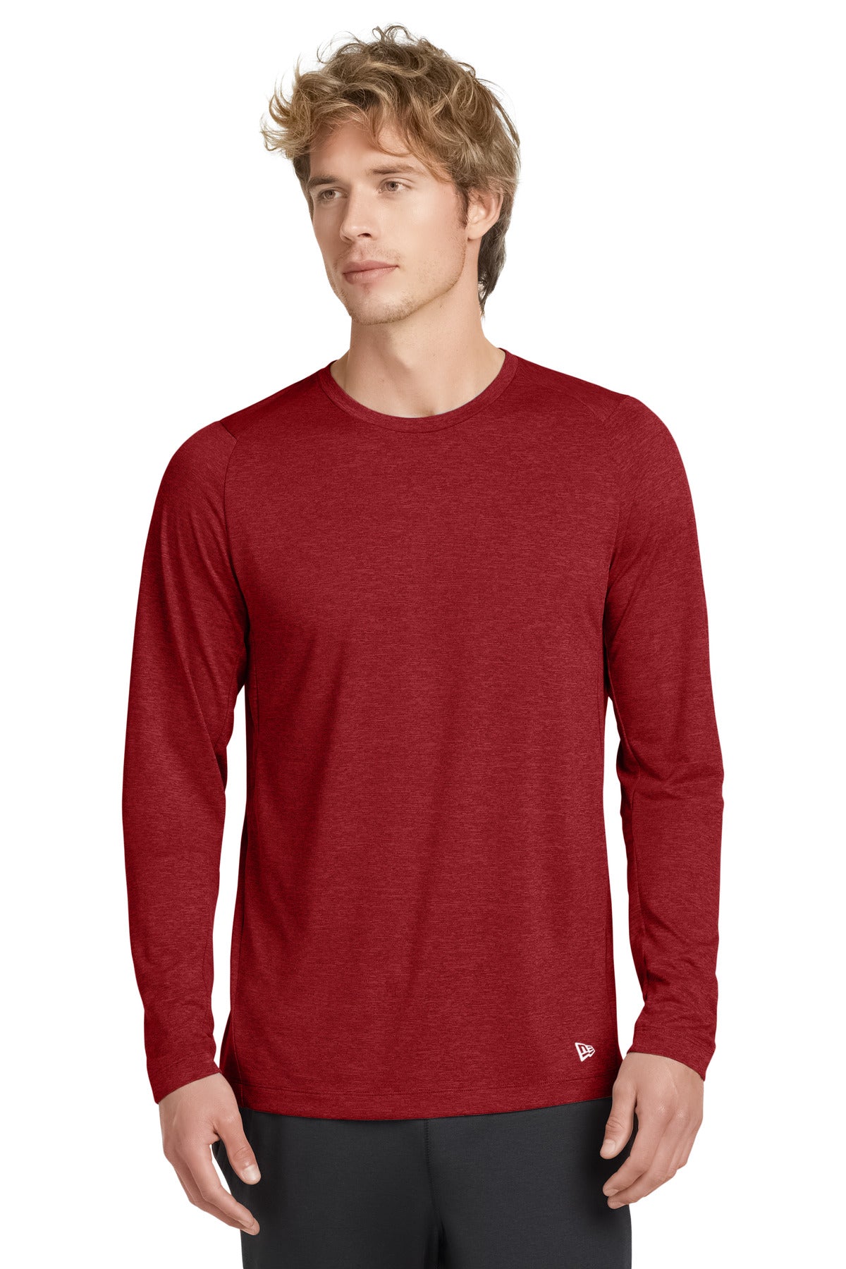 New Era Â® Series Performance Long Sleeve Crew Tee. NEA201