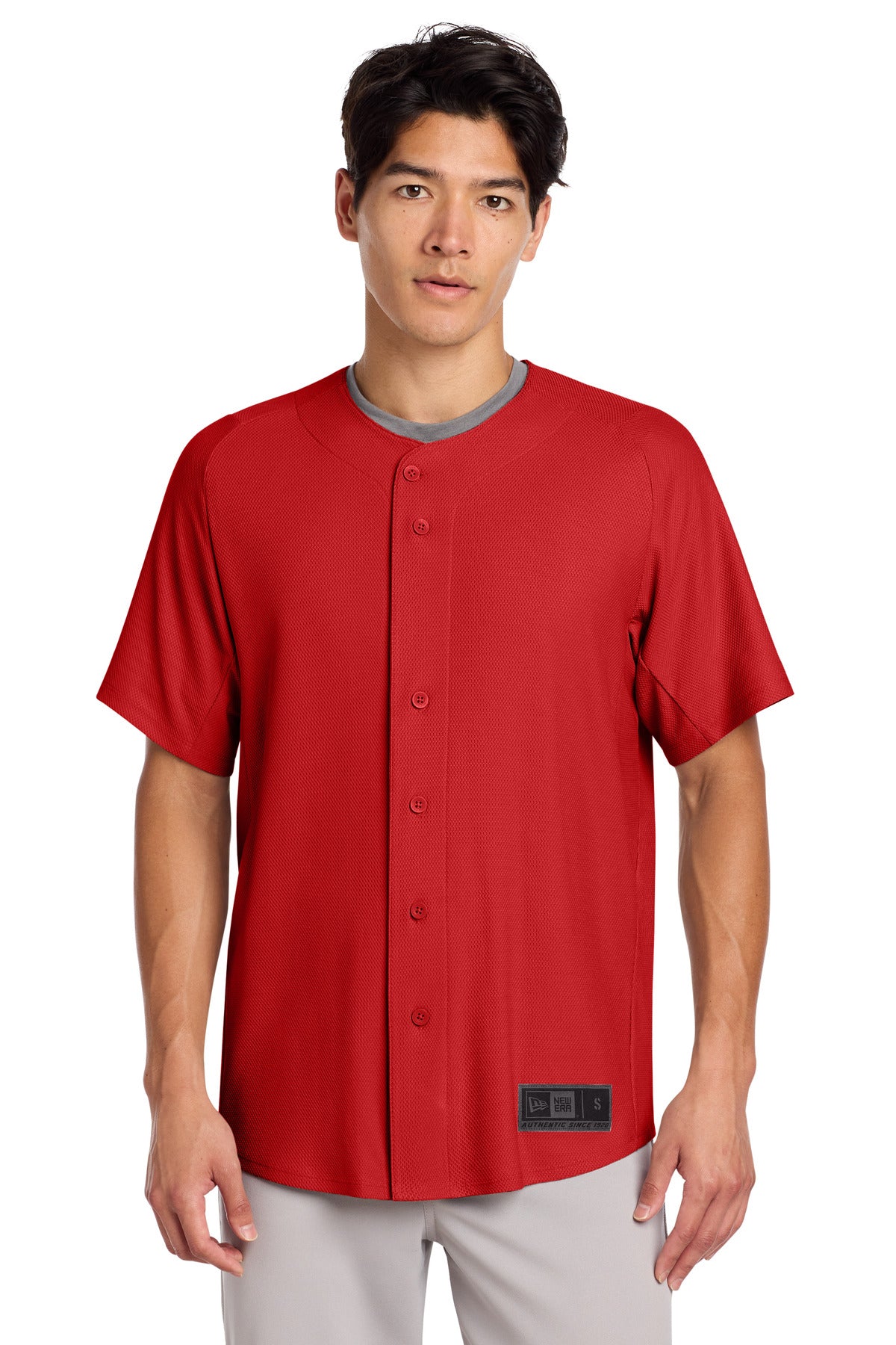 New Era ?? Diamond Era Full-Button Jersey. NEA220