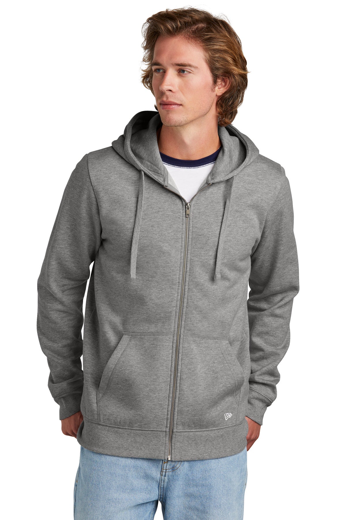 New EraÂ® Comeback Fleece Full-Zip Hoodie NEA551