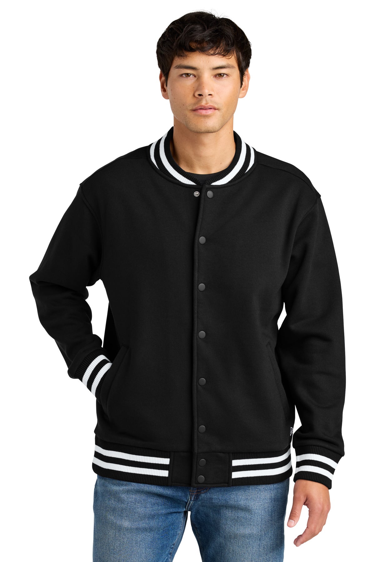 New EraÂ® Varsity Heavyweight Fleece Jacket NEA560