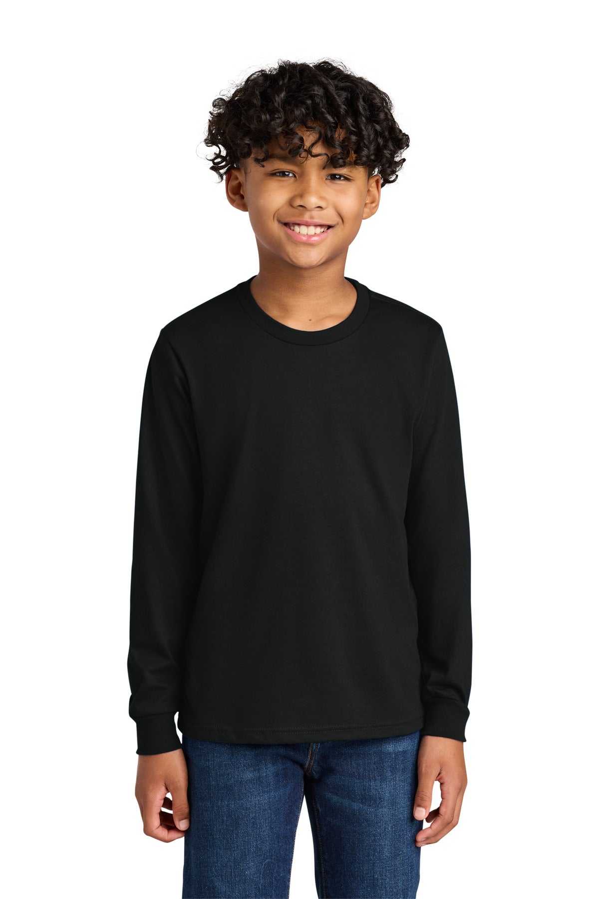 Next Level ApparelÂ® Youth Cotton Long Sleeve Tee NL3311
