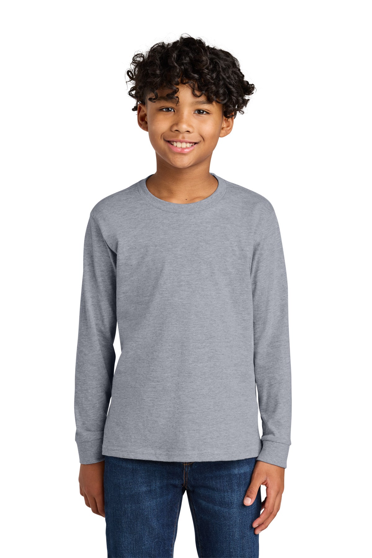 Next Level ApparelÂ® Youth Cotton Long Sleeve Tee NL3311