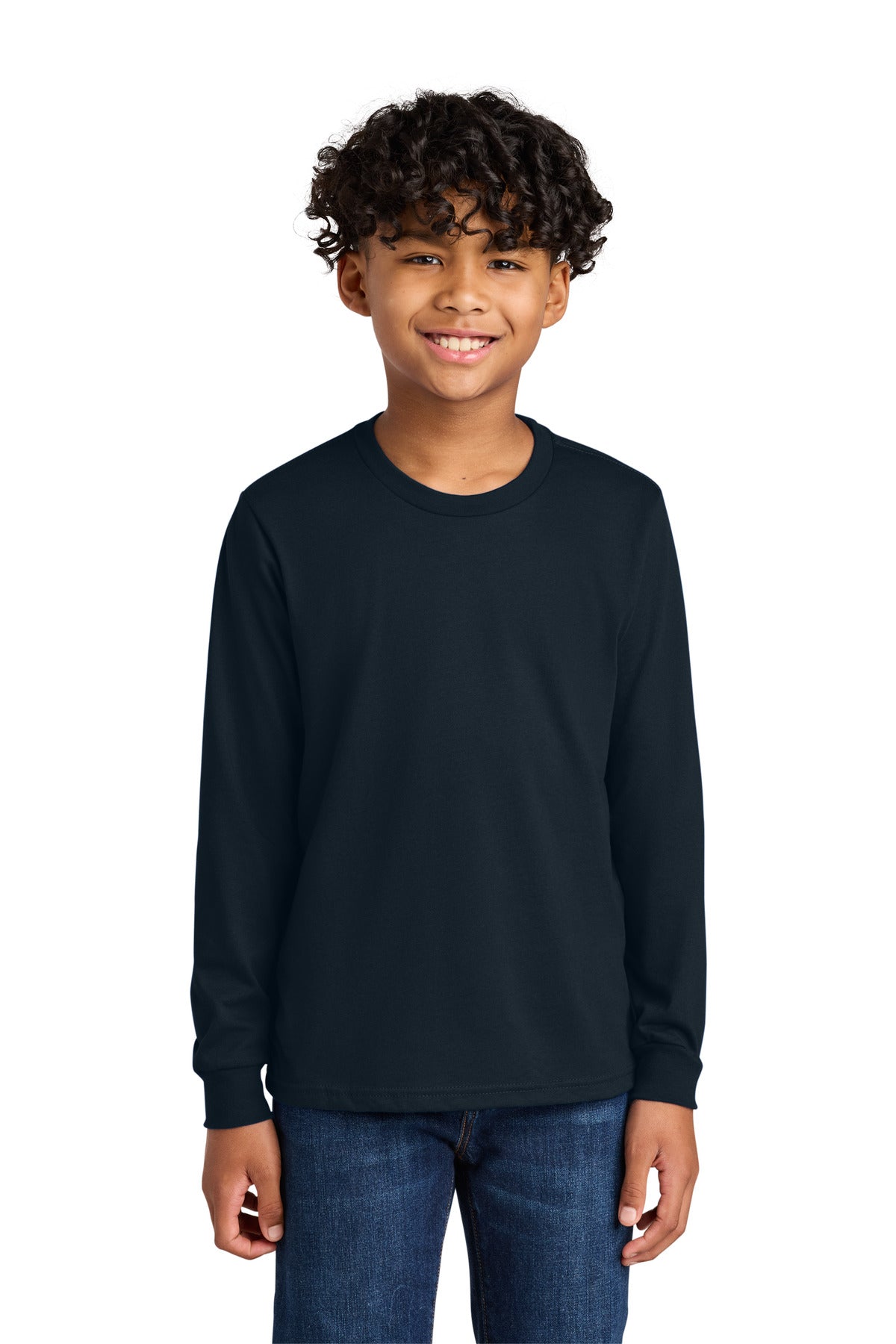 Next Level ApparelÂ® Youth Cotton Long Sleeve Tee NL3311