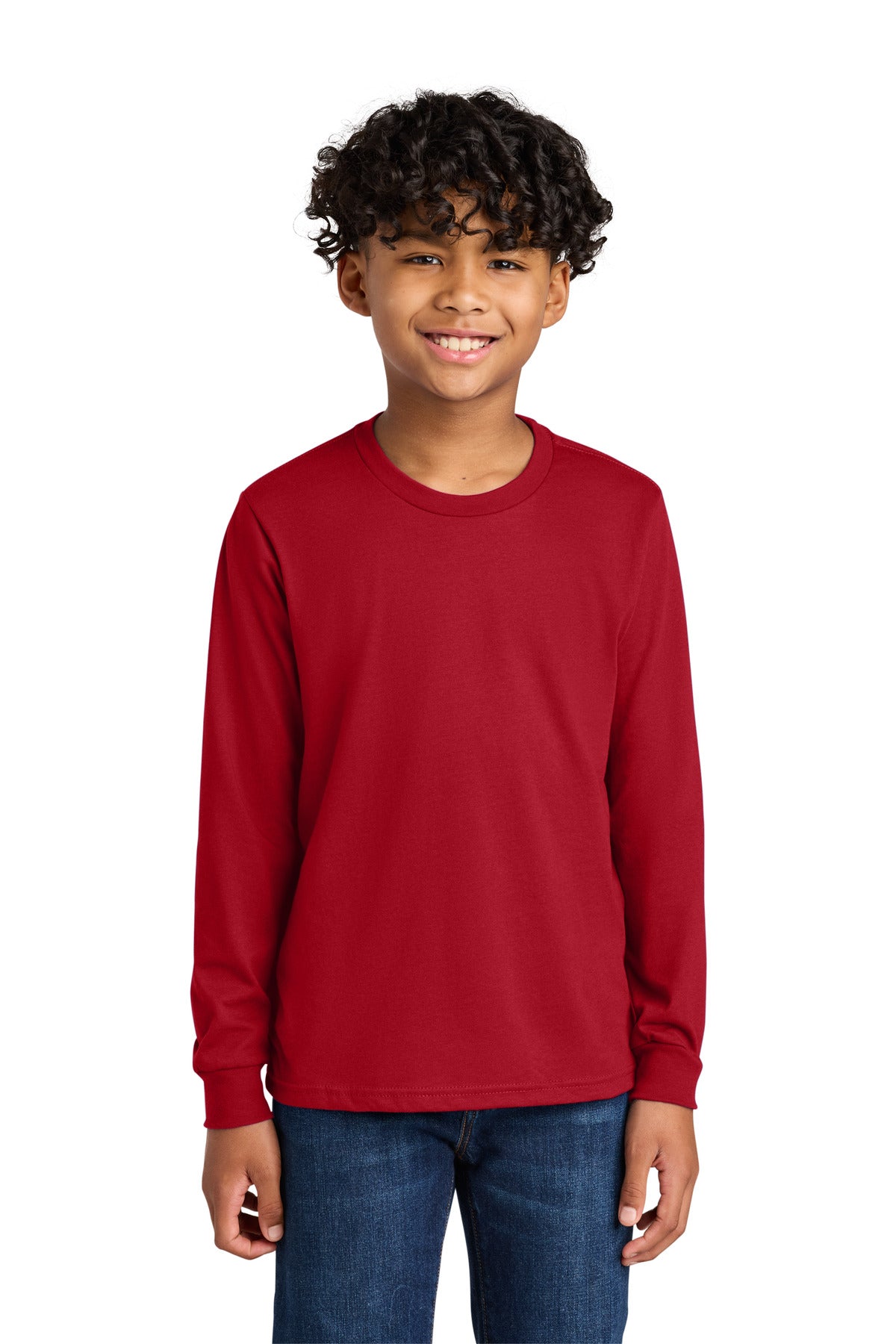 Next Level ApparelÂ® Youth Cotton Long Sleeve Tee NL3311