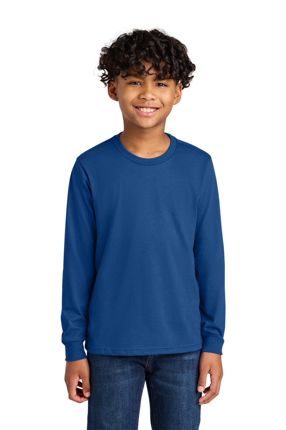Next Level ApparelÂ® Youth Cotton Long Sleeve Tee NL3311