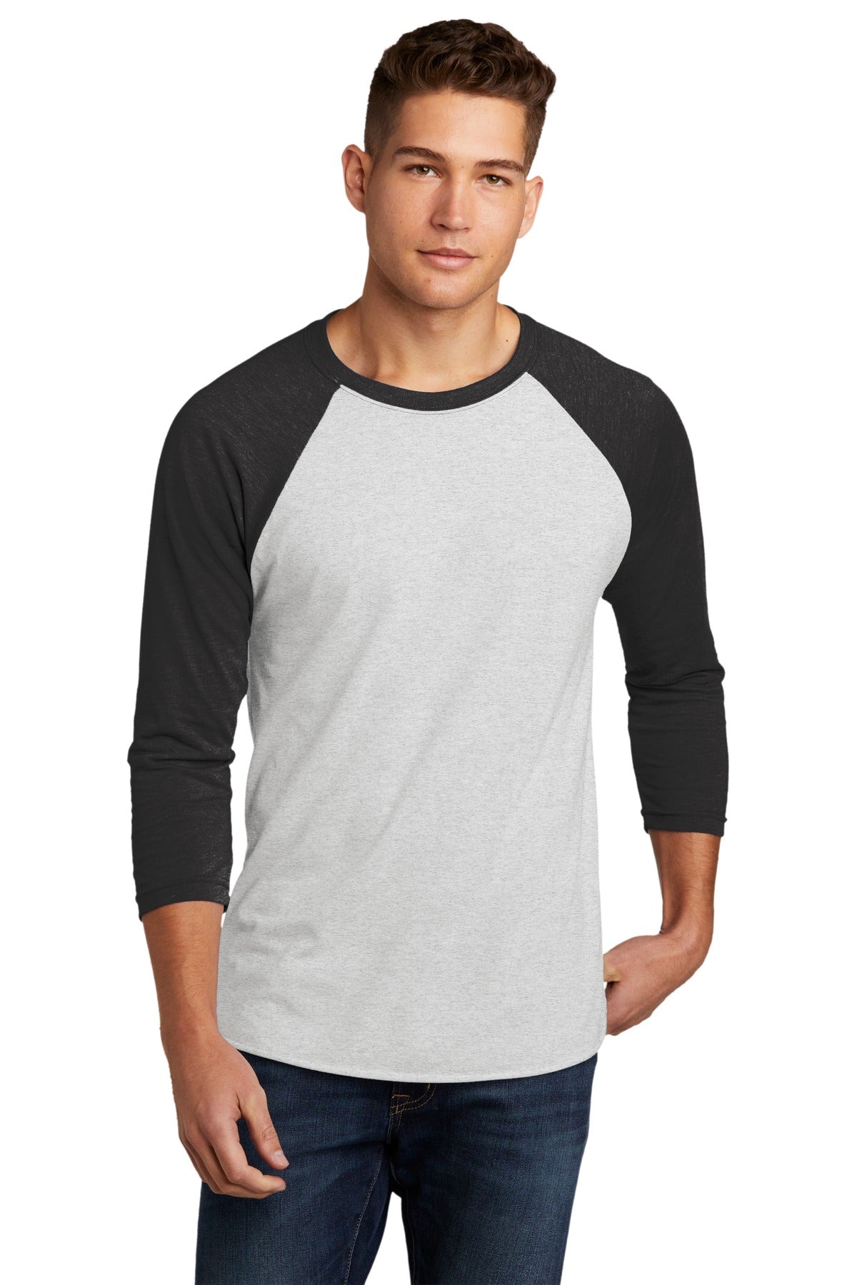 Next Level ApparelÂ®   Adult Tri-Blend 3/4-Sleeve Raglan Tee. NL6051