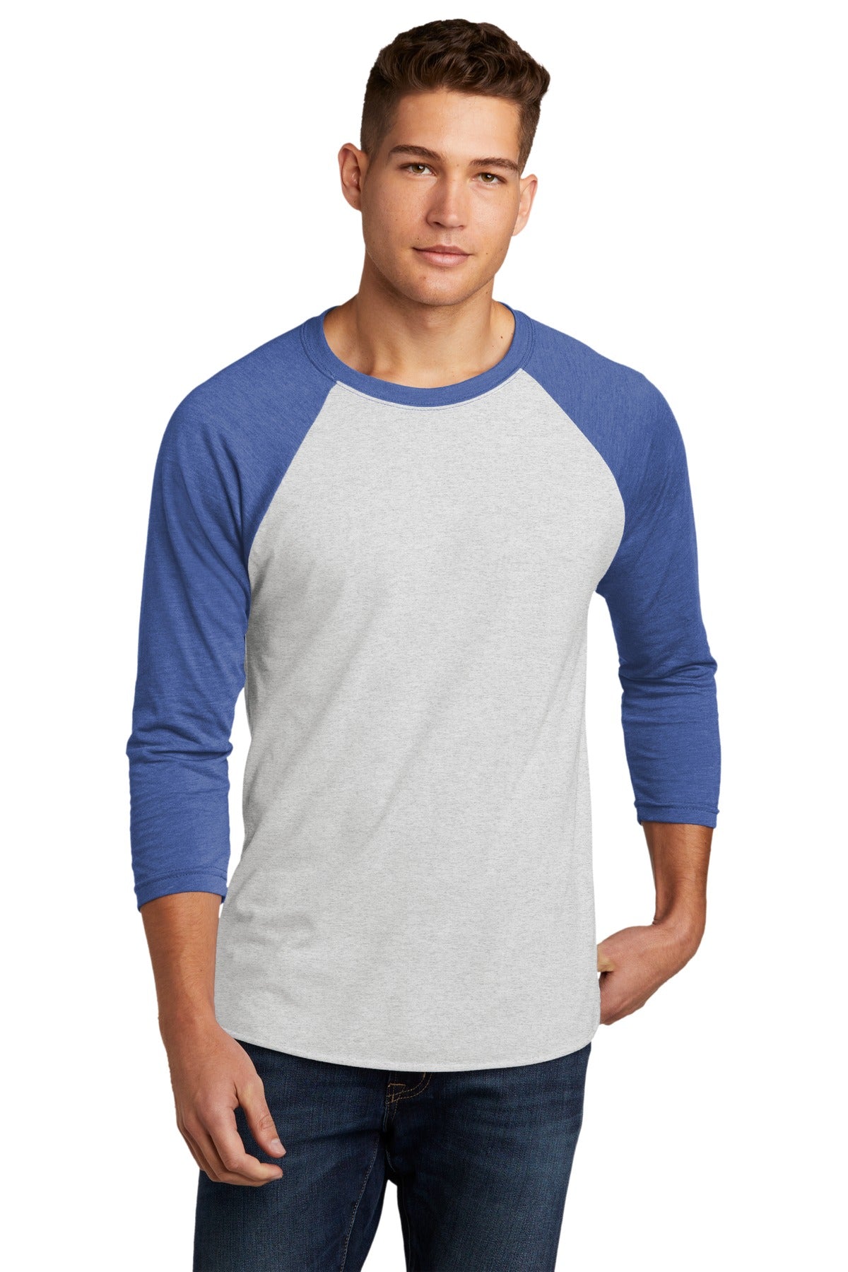 Next Level ApparelÂ®   Adult Tri-Blend 3/4-Sleeve Raglan Tee. NL6051