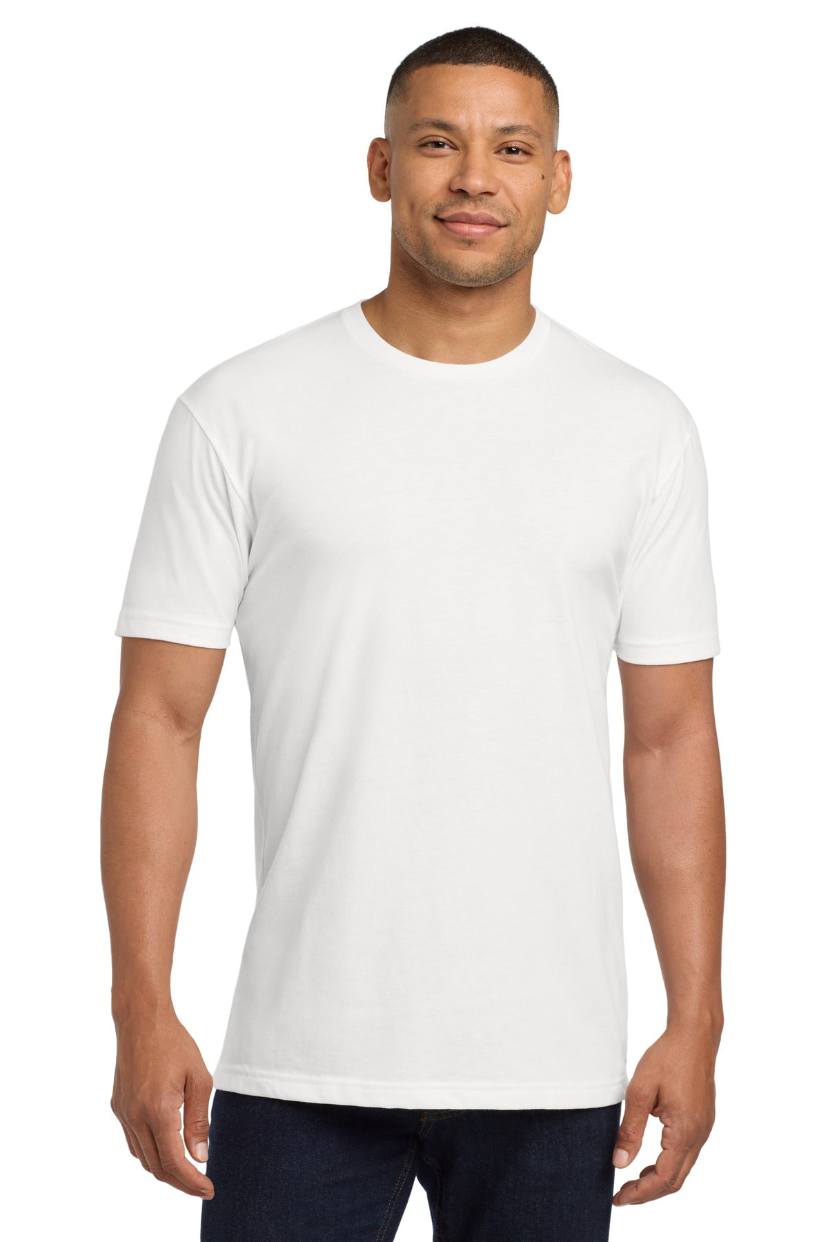 Next Level ApparelÂ®  Adult CVC Sueded Tee. NL6410