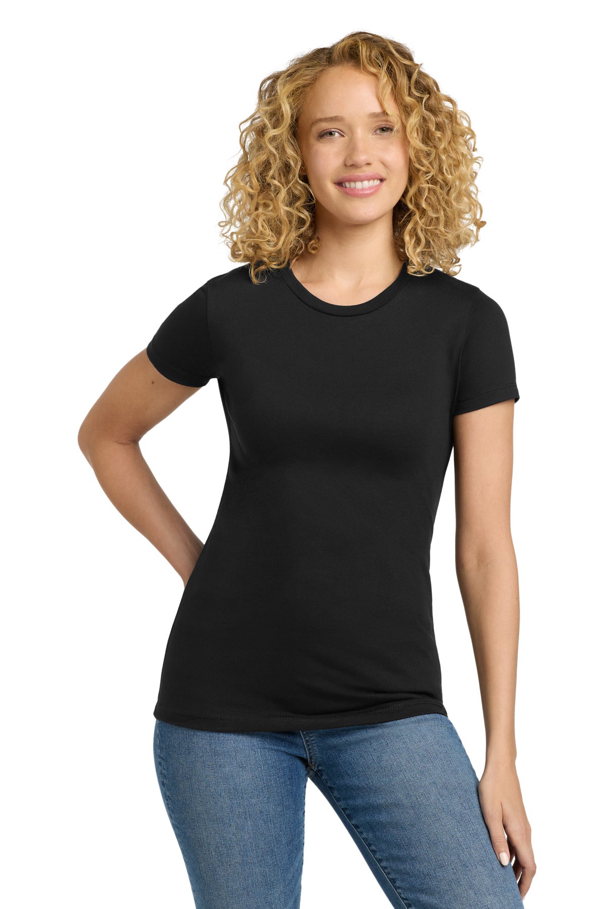 Next Level ApparelÂ®  Women's CVC Tee. NL6610