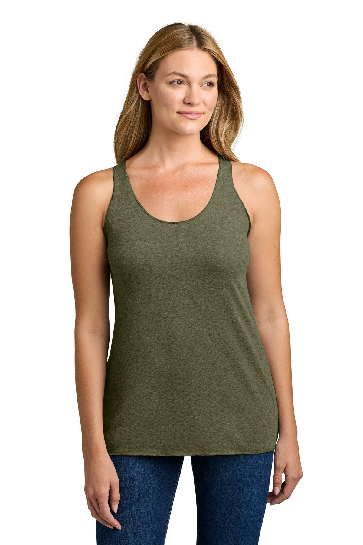 Next Level ApparelÂ®  Women's Tri-Blend Racerback Tank. NL6733
