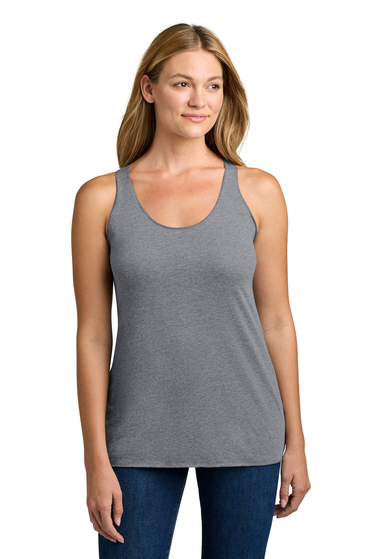 Next Level ApparelÂ®  Women's Tri-Blend Racerback Tank. NL6733