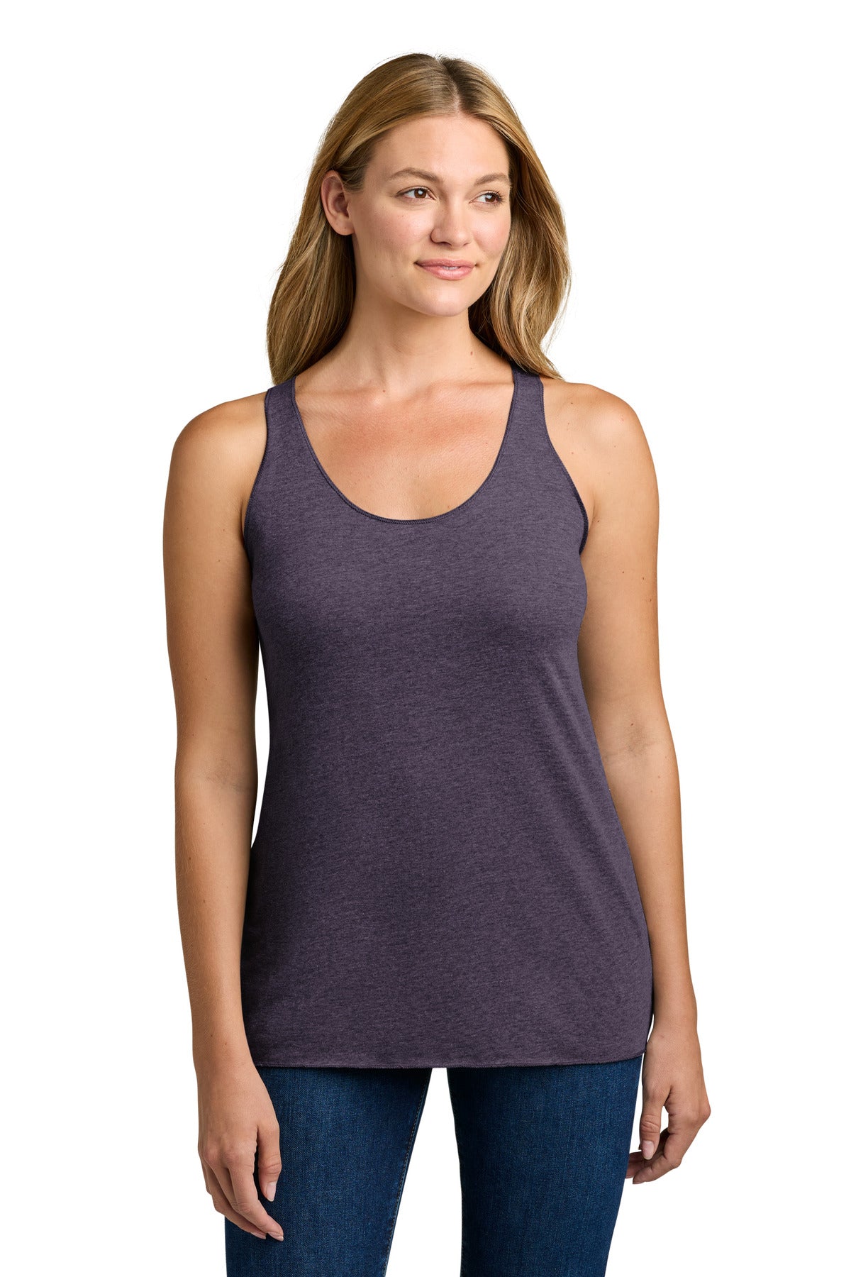 Next Level ApparelÂ®  Women's Tri-Blend Racerback Tank. NL6733