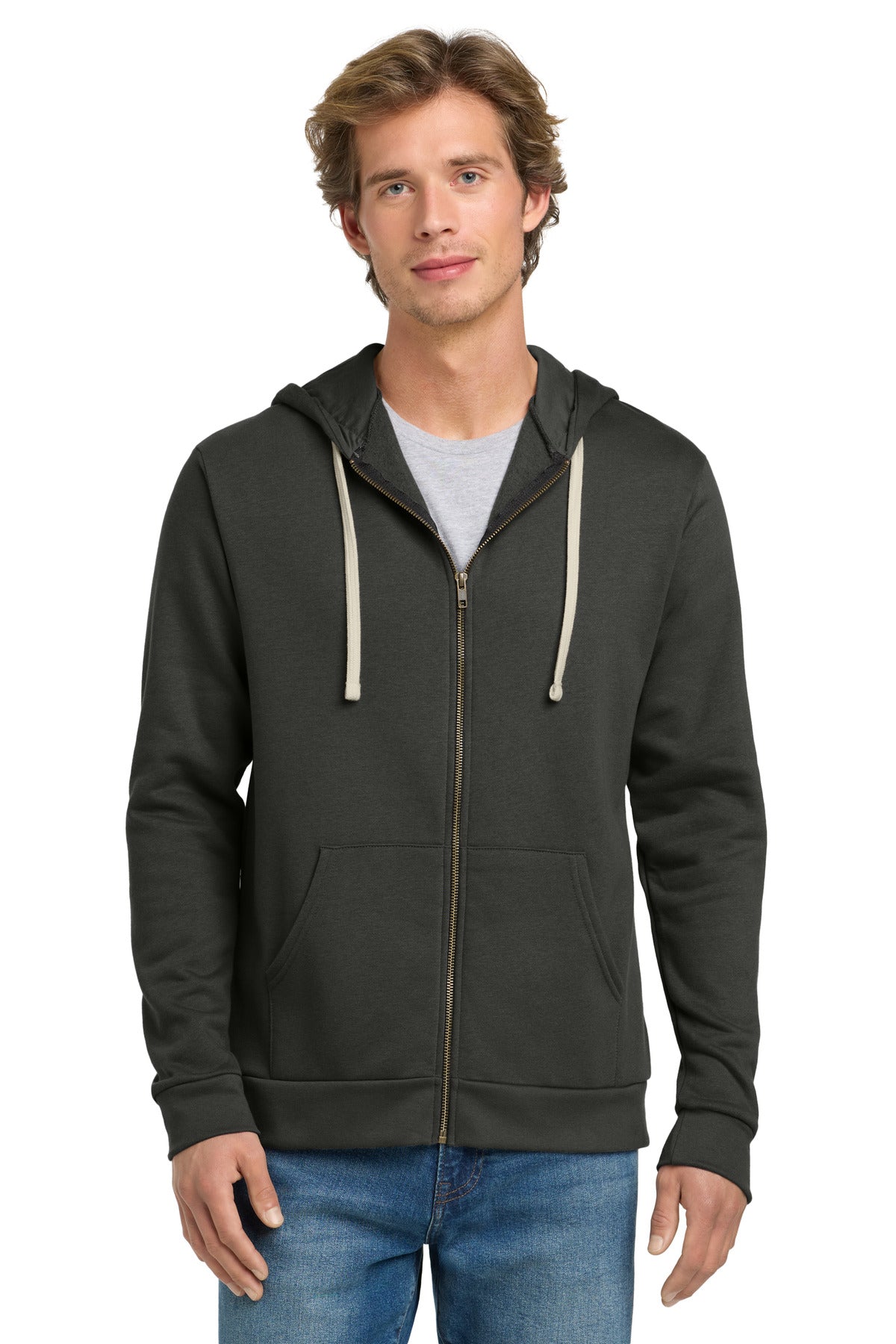 Next Level ApparelÂ® Adult Santa Barbara Zip Hoodie. NL9602