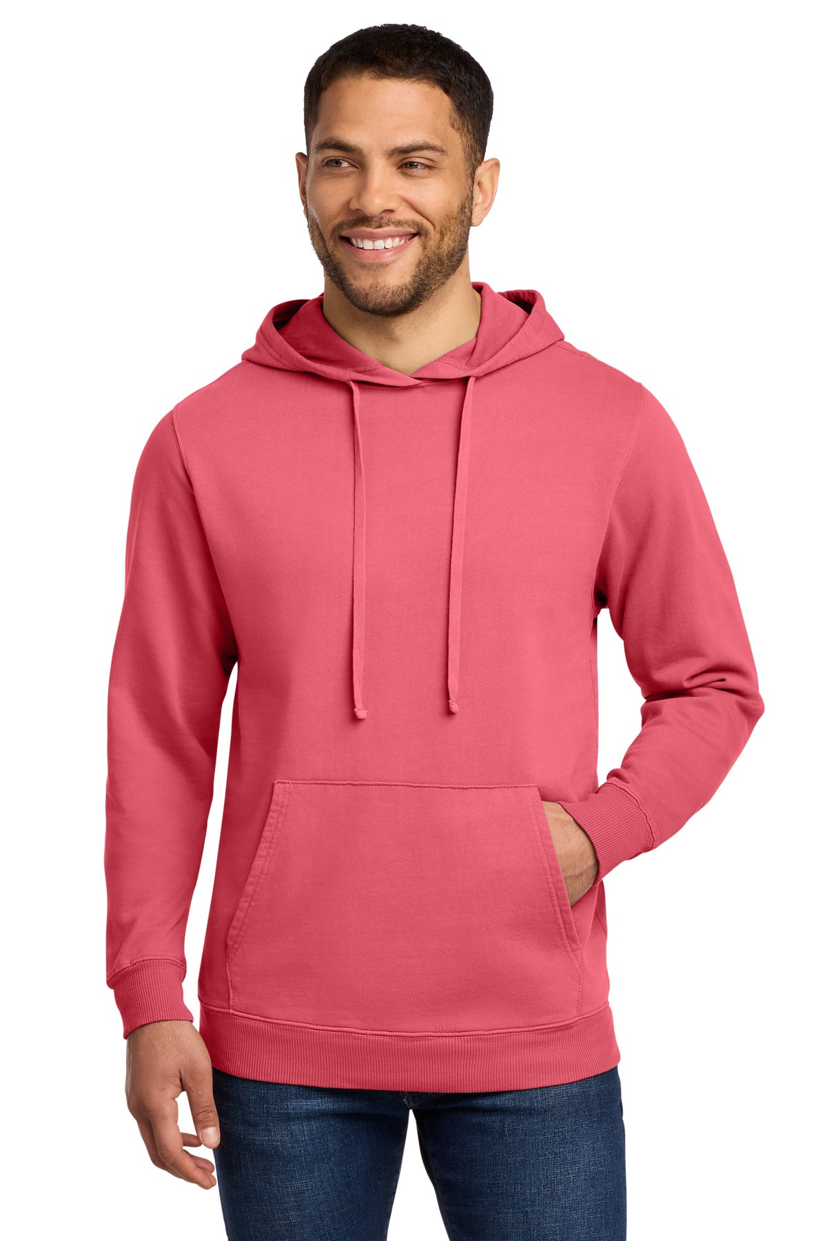 Port & Coƒ?› Beach Wash?? Garment-Dyed Pullover Hooded Sweatshirt. PC098H