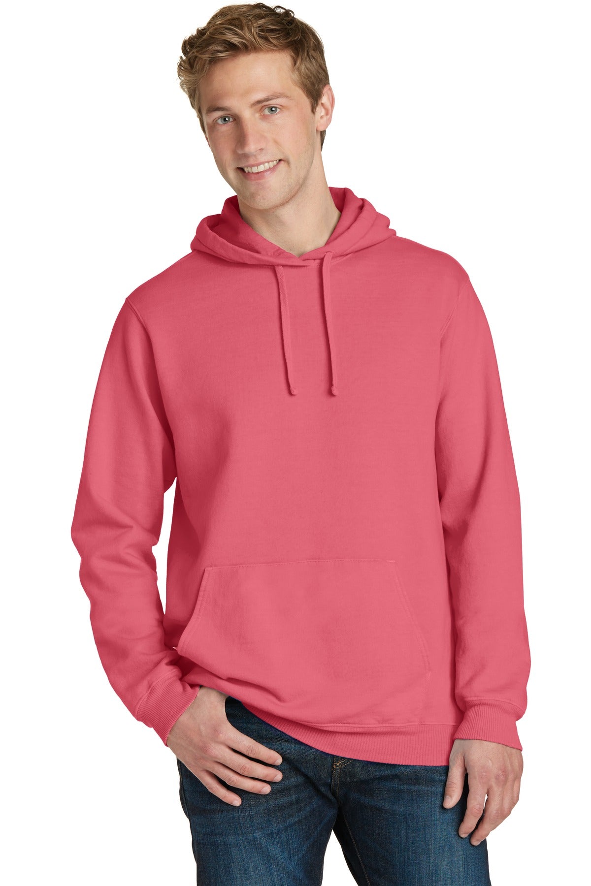 Port & Coâ„¢ Beach WashÂ® Garment-Dyed Pullover Hooded Sweatshirt. PC098H