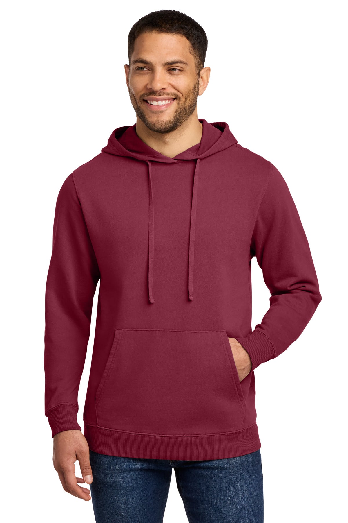 Port & Coƒ?› Beach Wash?? Garment-Dyed Pullover Hooded Sweatshirt. PC098H
