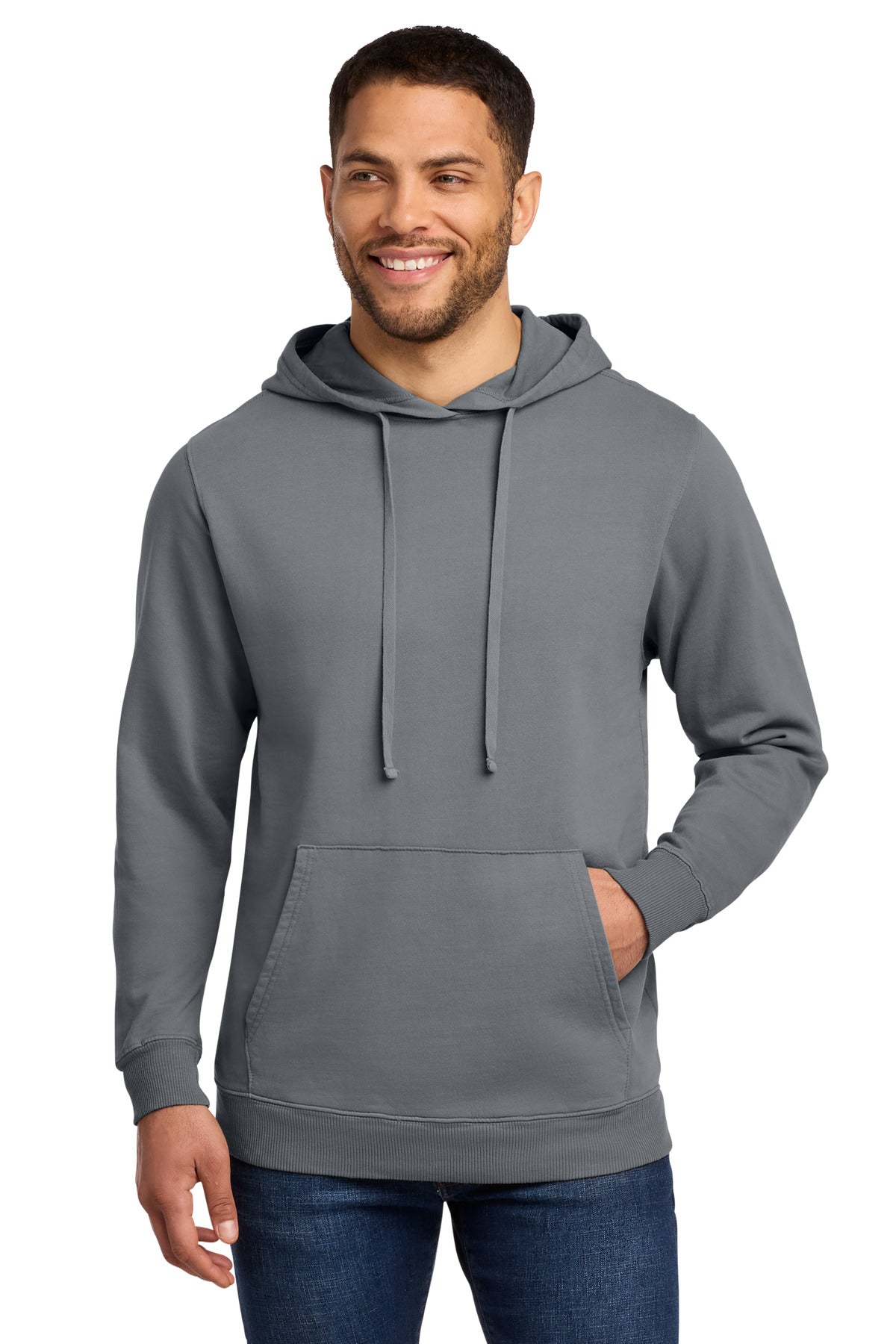 Port & Coƒ?› Beach Wash?? Garment-Dyed Pullover Hooded Sweatshirt. PC098H