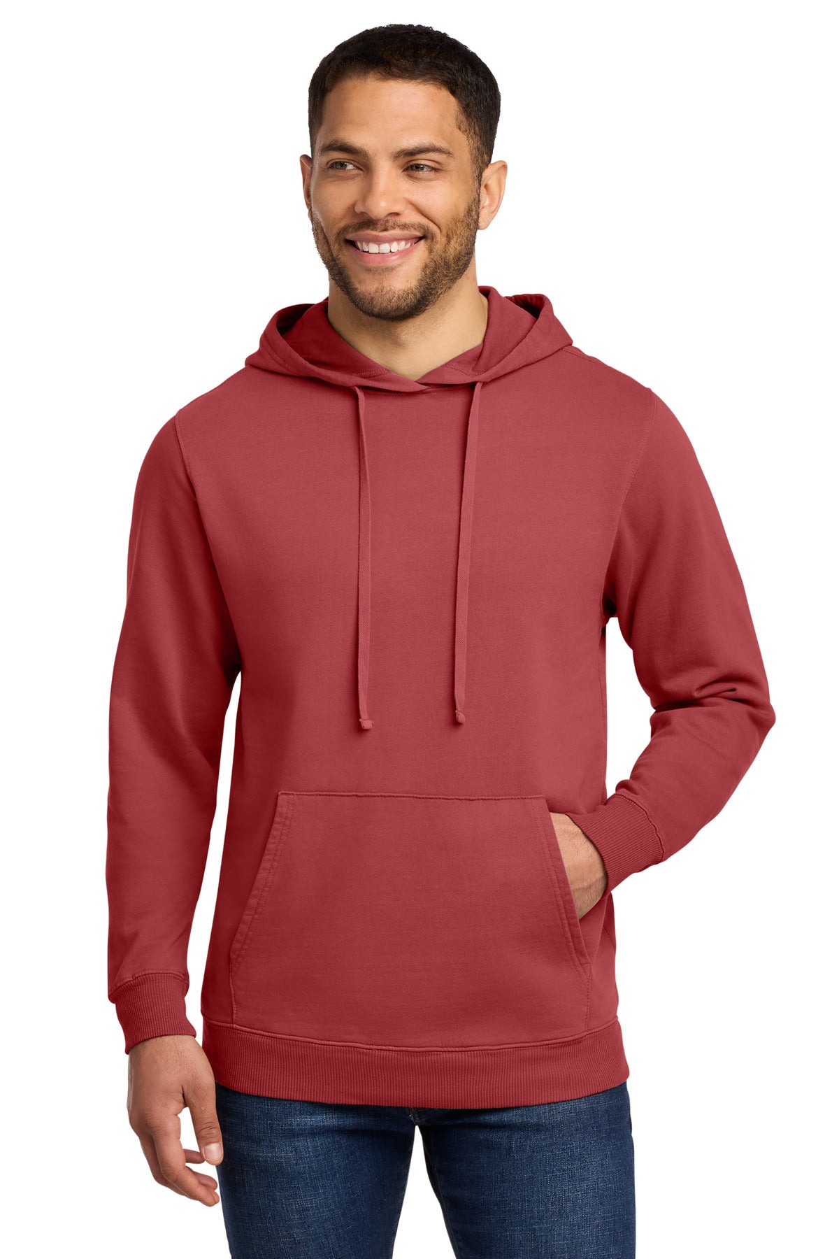 Port & Coƒ?› Beach Wash?? Garment-Dyed Pullover Hooded Sweatshirt. PC098H