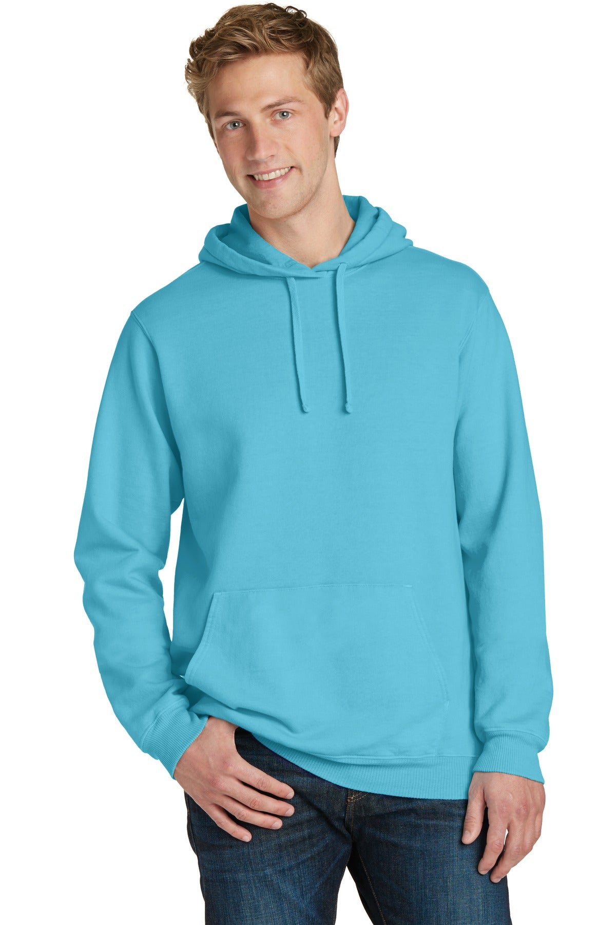 Port & Coâ„¢ Beach WashÂ® Garment-Dyed Pullover Hooded Sweatshirt. PC098H