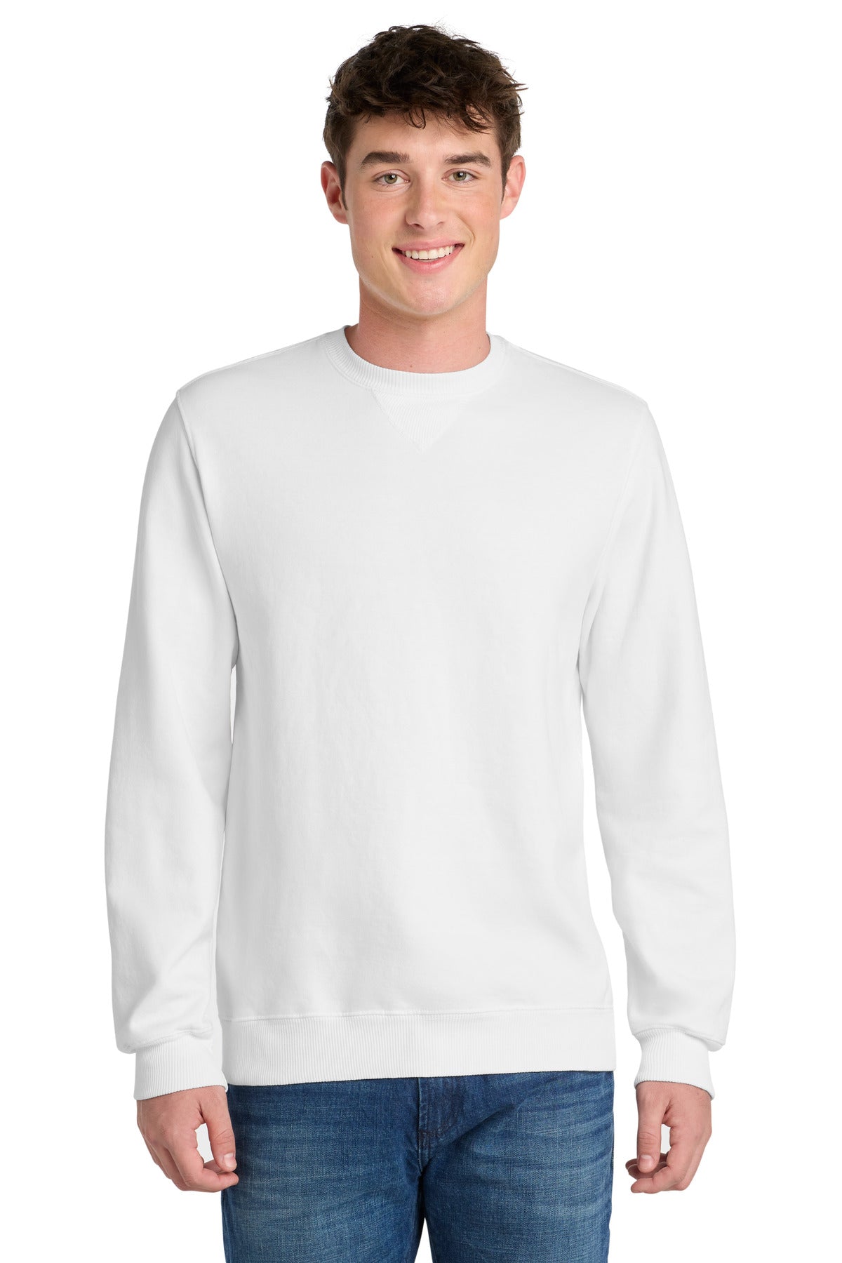 Port & Coâ„¢ Beach WashÂ® Garment-Dyed Crewneck Sweatshirt PC098