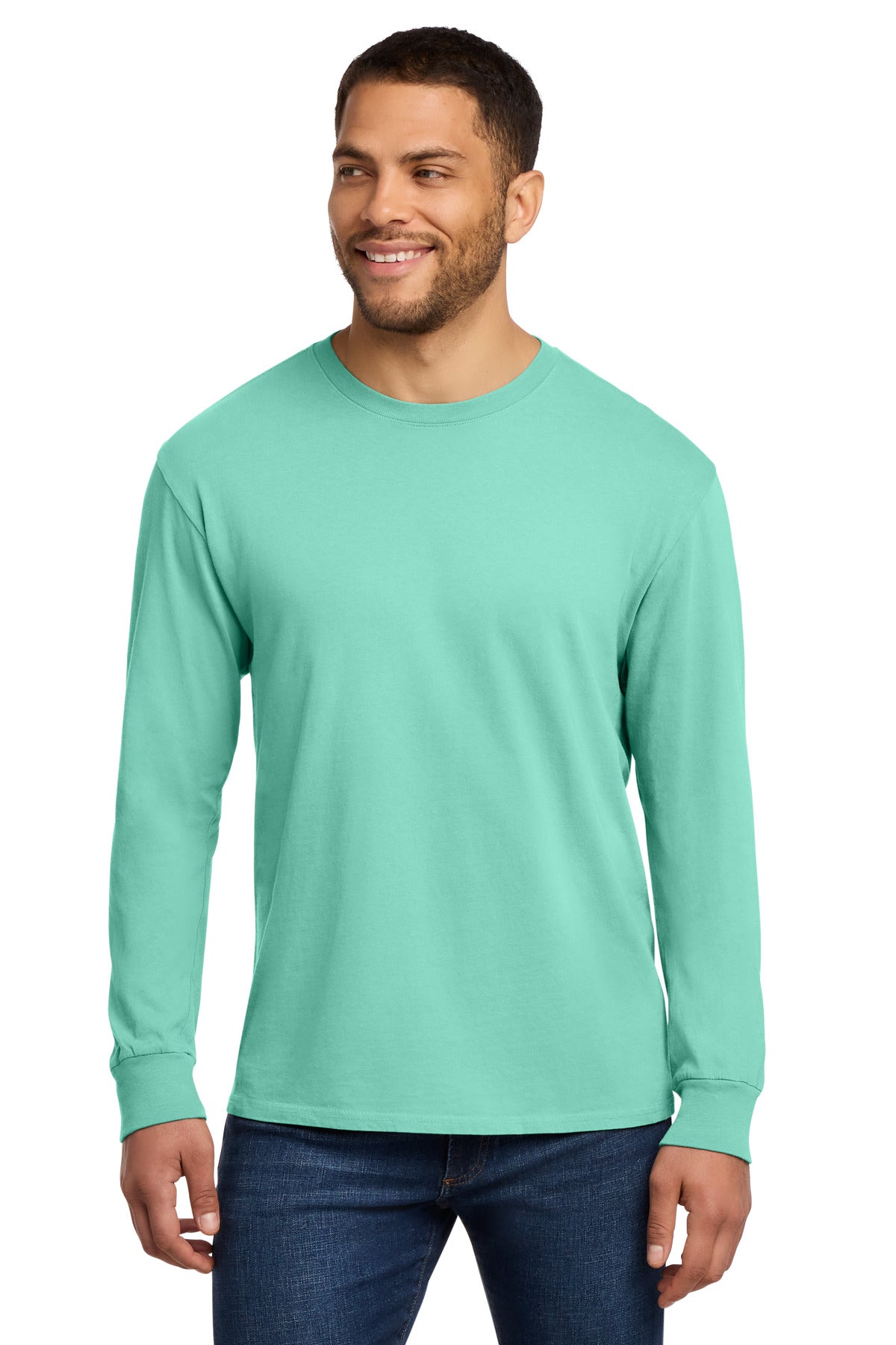 Port & Coƒ?› Beach Wash?? Garment-Dyed Long Sleeve Tee PC099LS