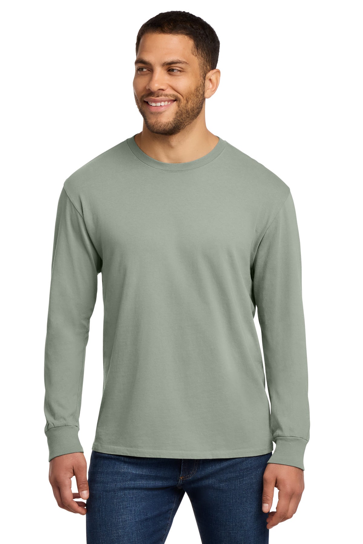 Port & Coƒ?› Beach Wash?? Garment-Dyed Long Sleeve Tee PC099LS