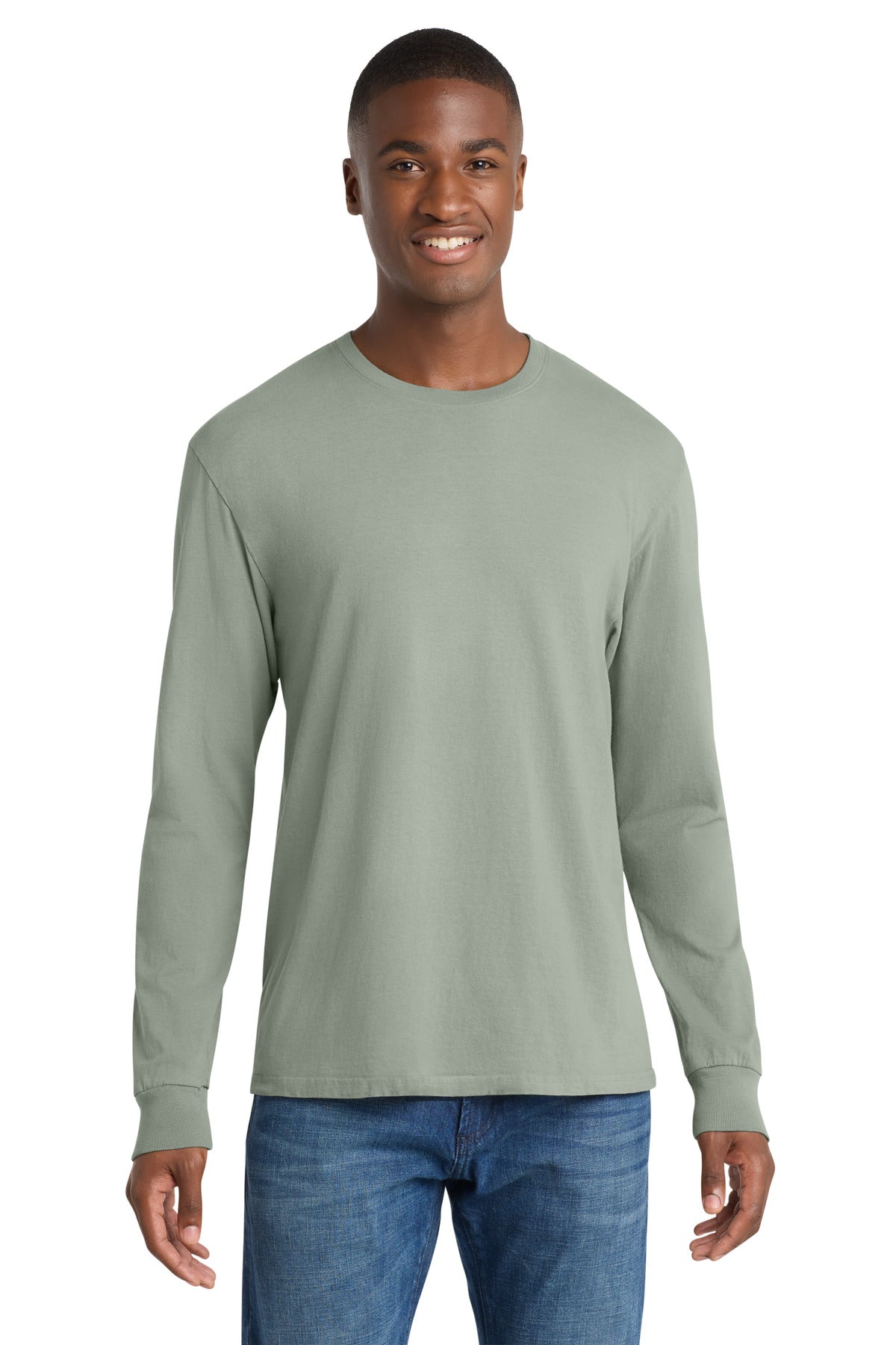 Port & Coâ„¢ Beach WashÂ® Garment-Dyed Long Sleeve Tee PC099LS