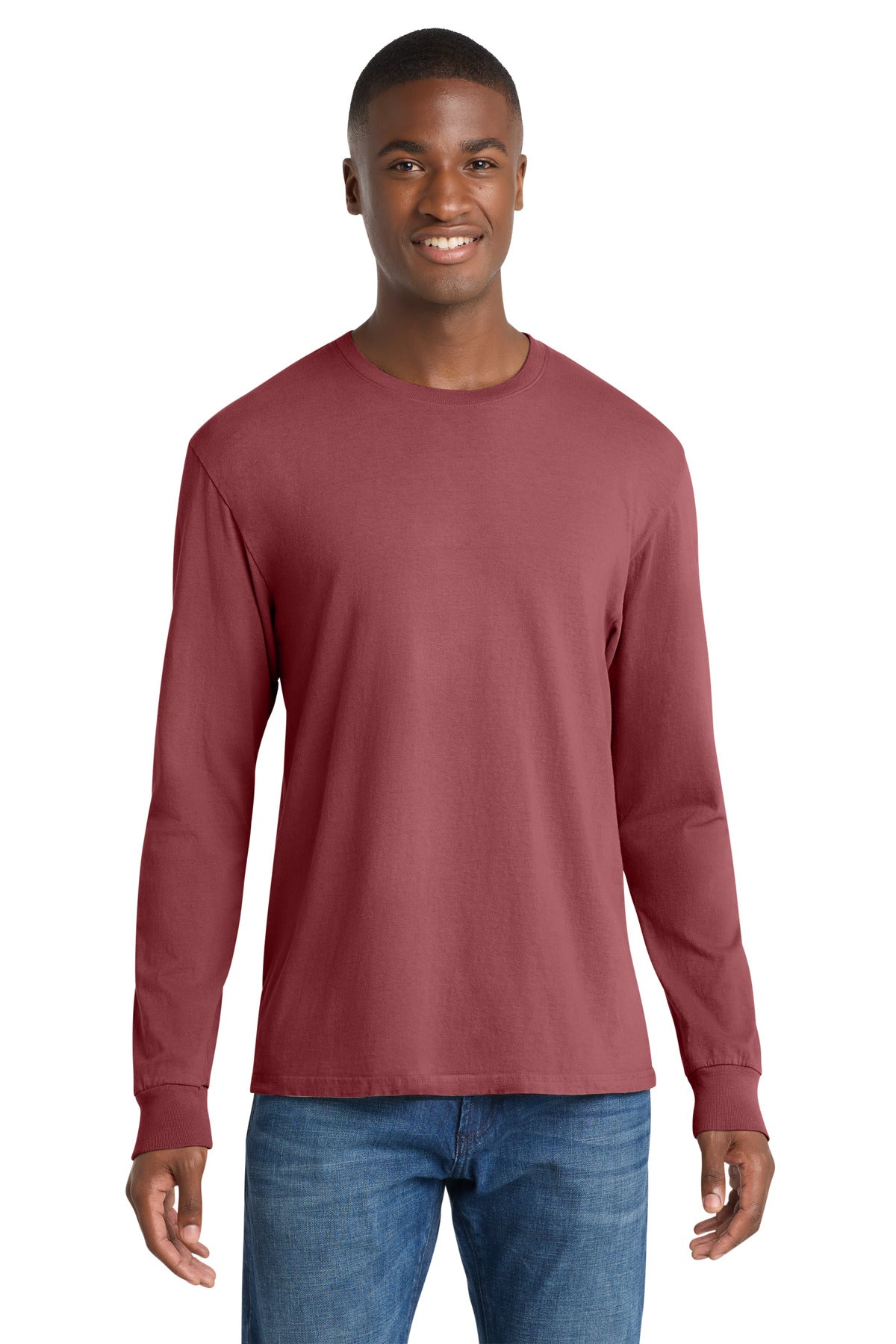 Port & Coâ„¢ Beach WashÂ® Garment-Dyed Long Sleeve Tee PC099LS