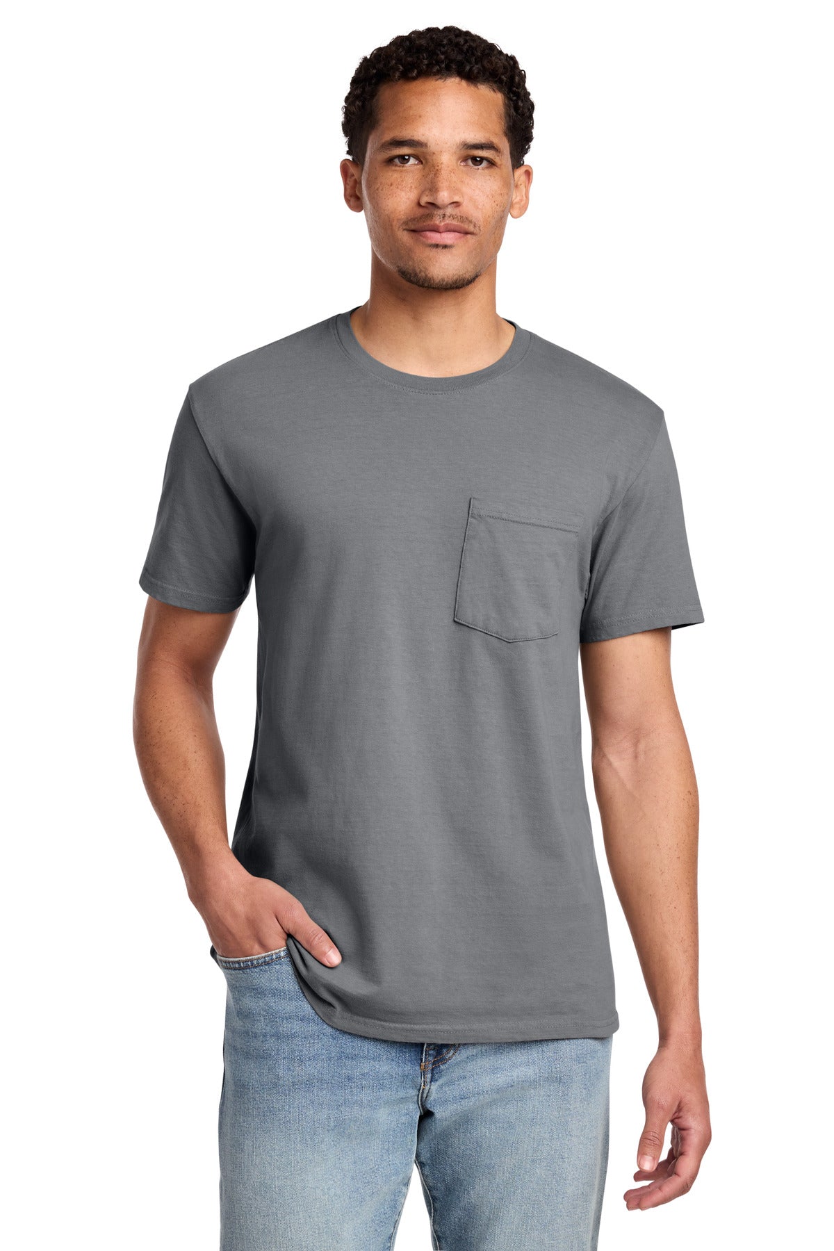 Port & Coƒ?› Beach Wash?? Garment-Dyed Pocket Tee.  PC099P