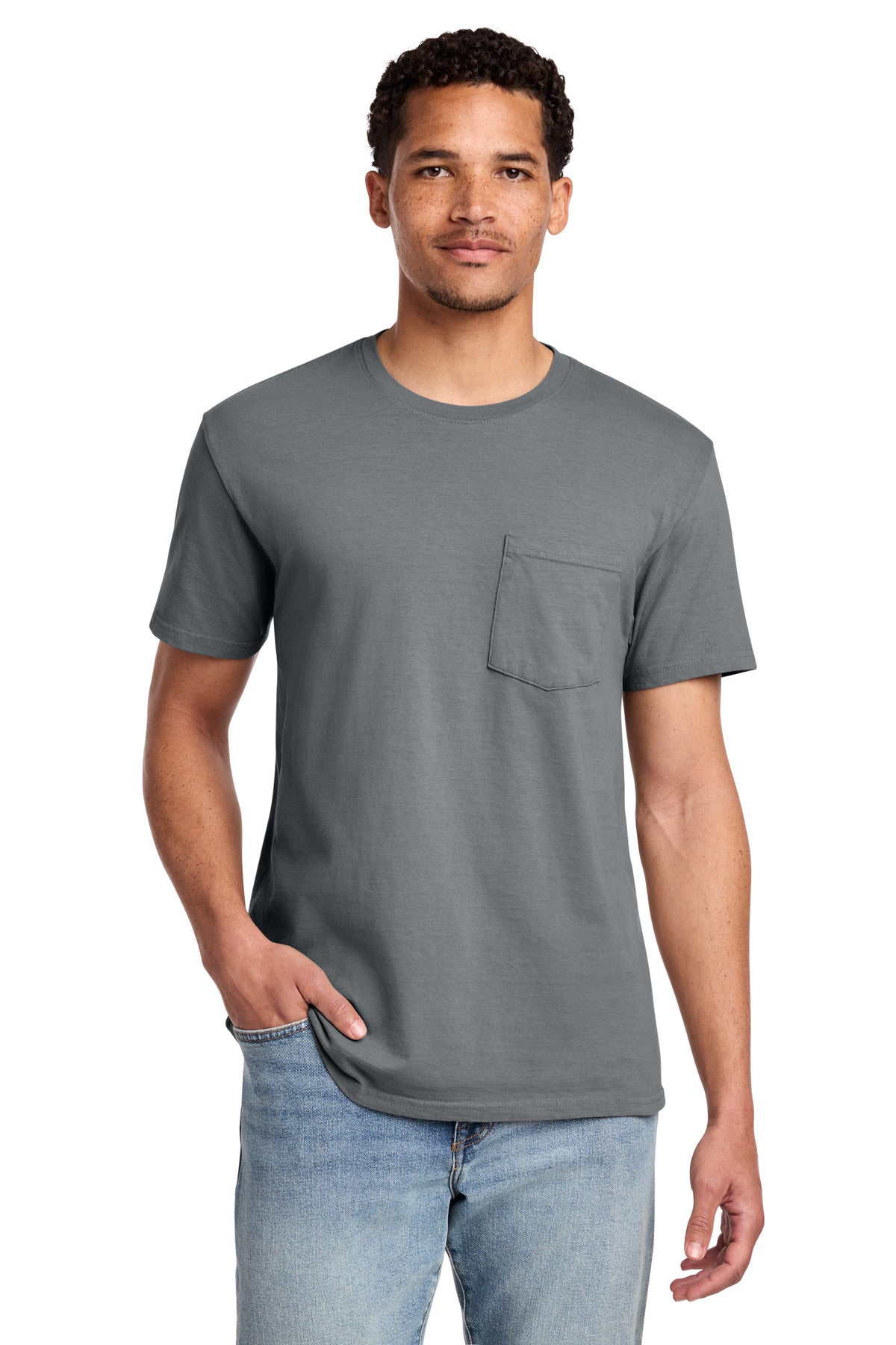 Port & Coƒ?› Beach Wash?? Garment-Dyed Pocket Tee.  PC099P