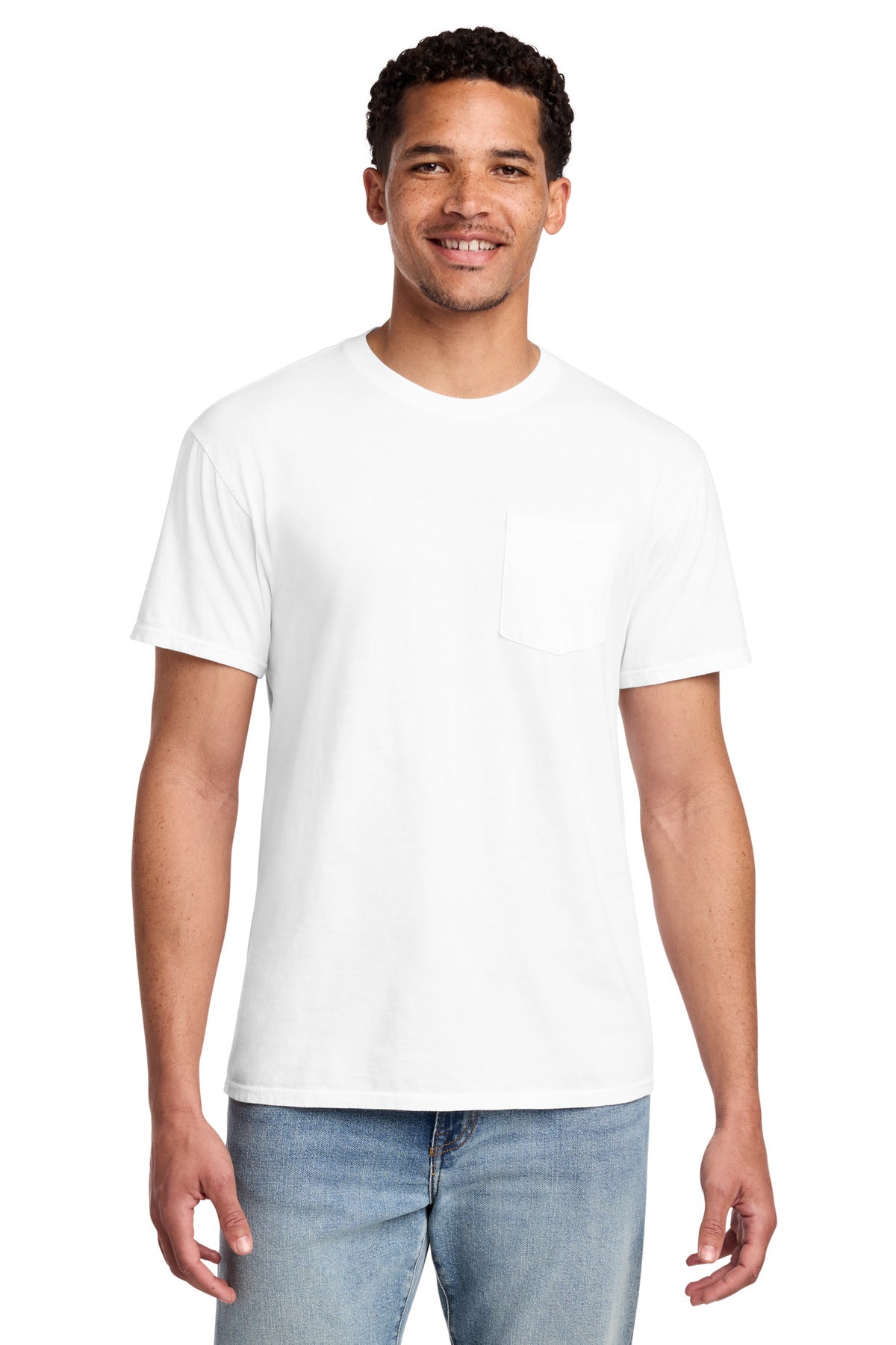 Port & Coƒ?› Beach Wash?? Garment-Dyed Pocket Tee.  PC099P