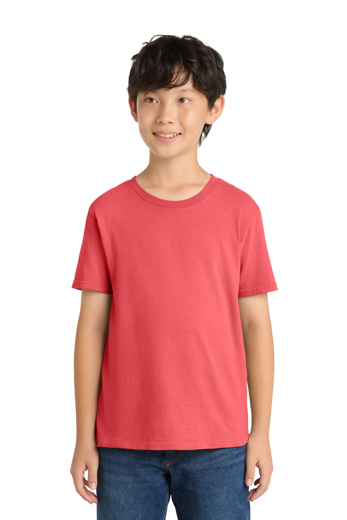 Port & Coâ„¢ Youth Beach WashÂ® Garment-Dyed Tee. PC099Y