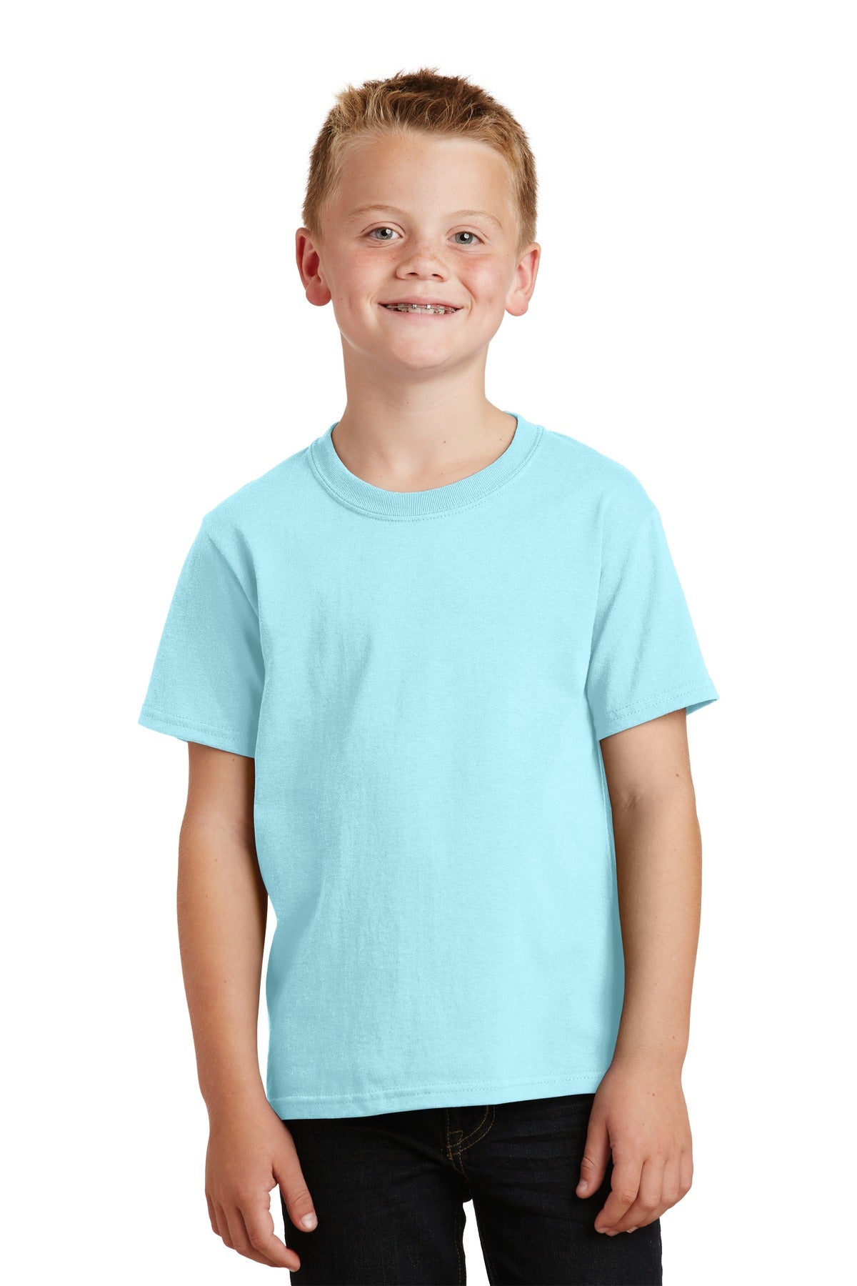Port & Coâ„¢ Youth Beach WashÂ® Garment-Dyed Tee. PC099Y