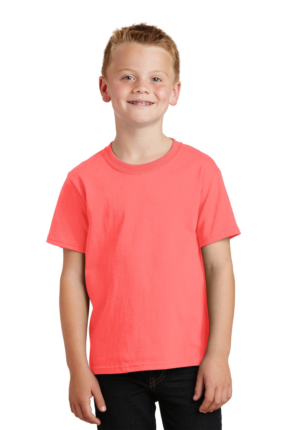 Port & Coâ„¢ Youth Beach WashÂ® Garment-Dyed Tee. PC099Y