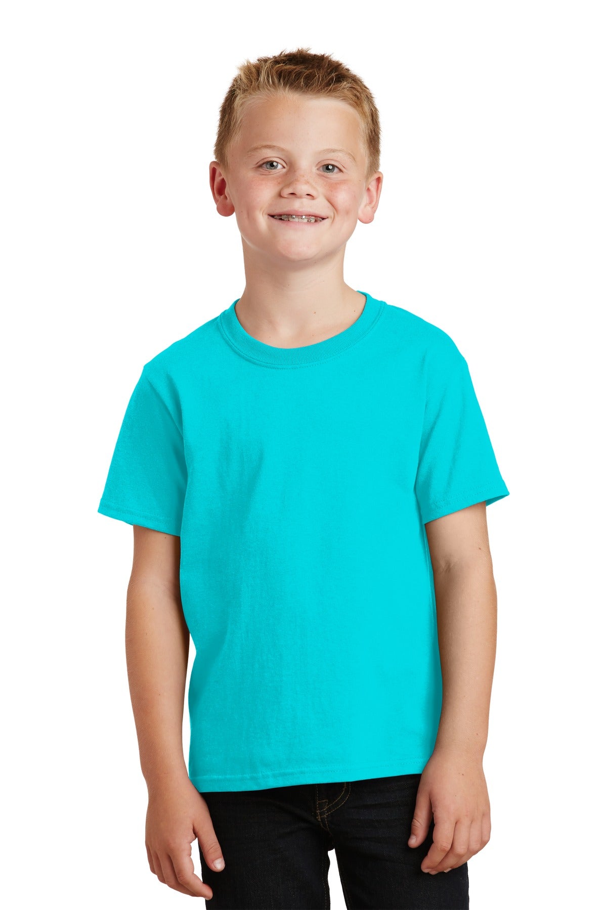 Port & Coâ„¢ Youth Beach WashÂ® Garment-Dyed Tee. PC099Y