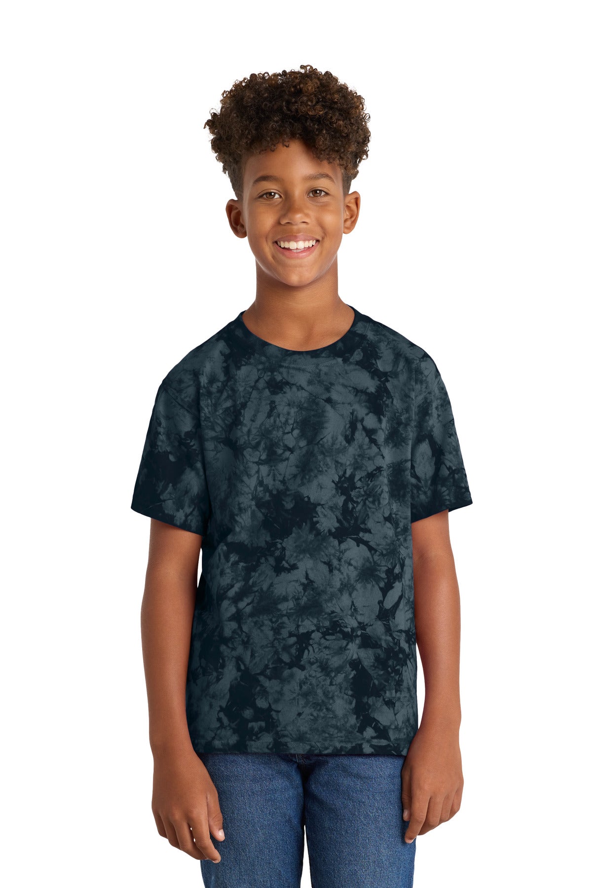 Port & Coƒ?› Youth Crystal Tie-Dye Tee PC145Y