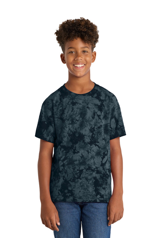 Port & Coâ„¢ Youth Crystal Tie-Dye Tee PC145Y
