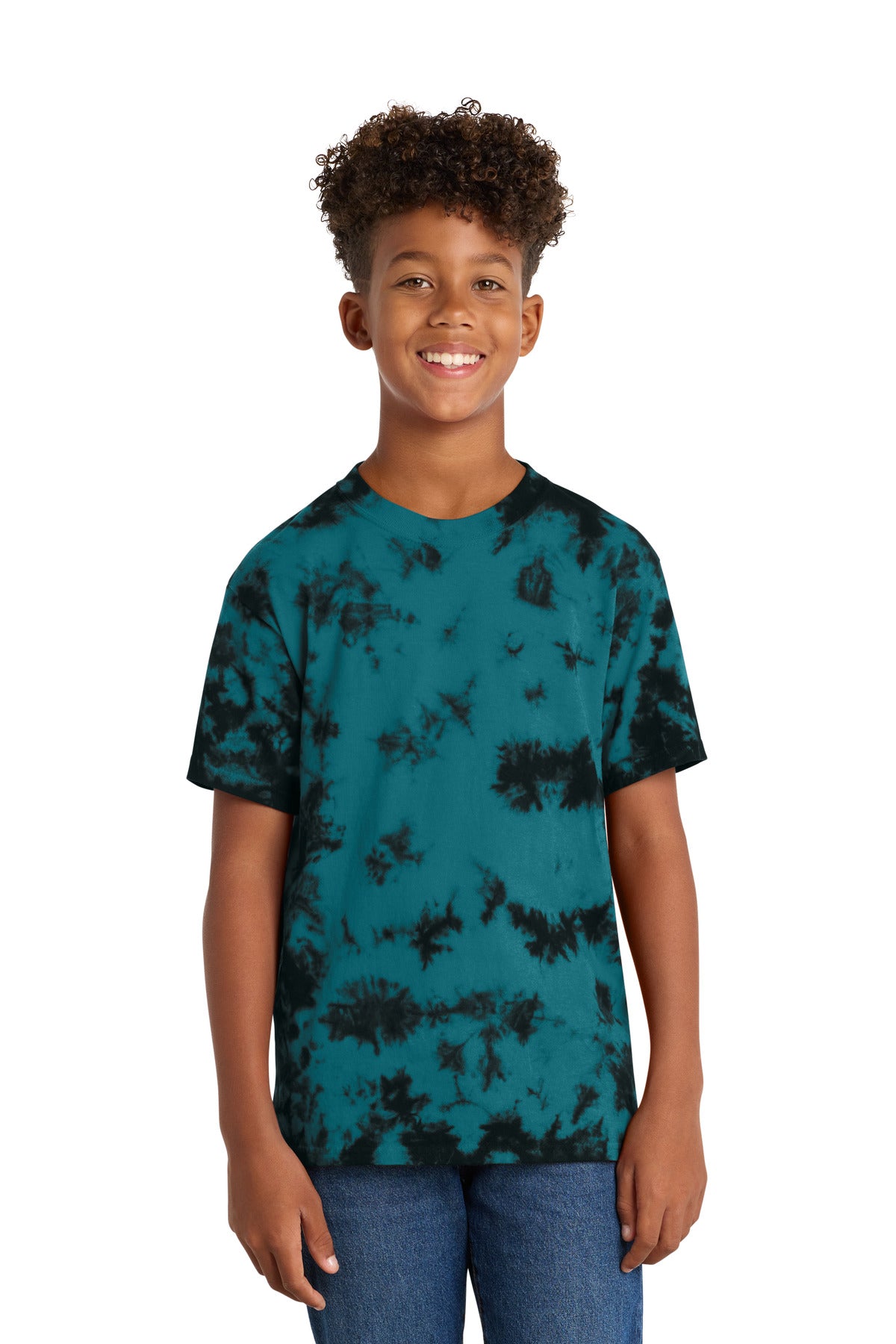 Port & Coâ„¢ Youth Crystal Tie-Dye Tee PC145Y