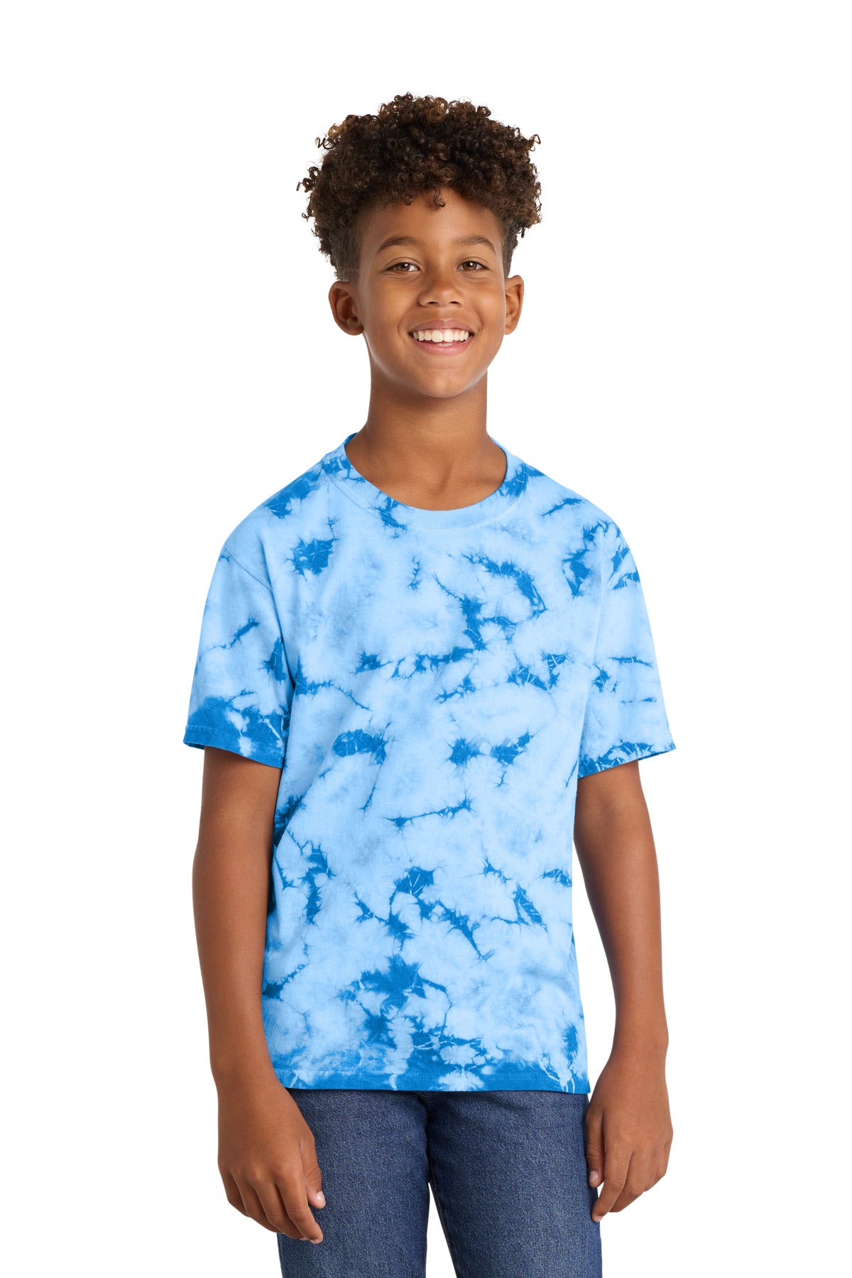 Port & Coâ„¢ Youth Crystal Tie-Dye Tee PC145Y